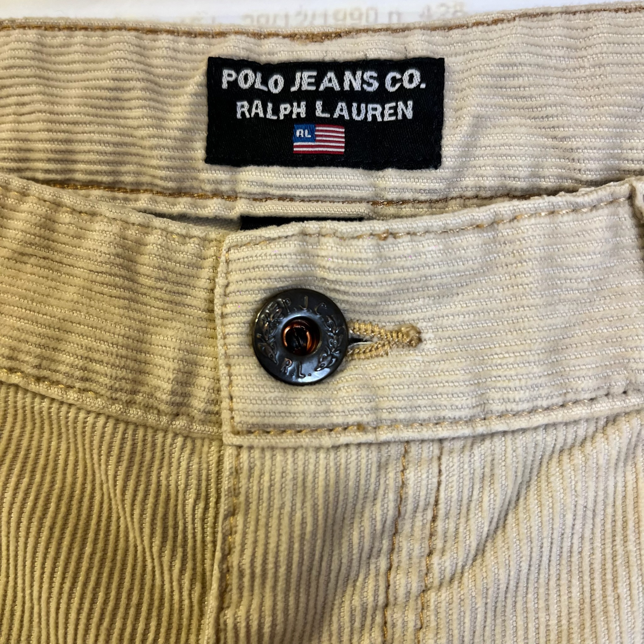 Vintage Ralph Lauren Corduroy Bootcut Pants (W32)