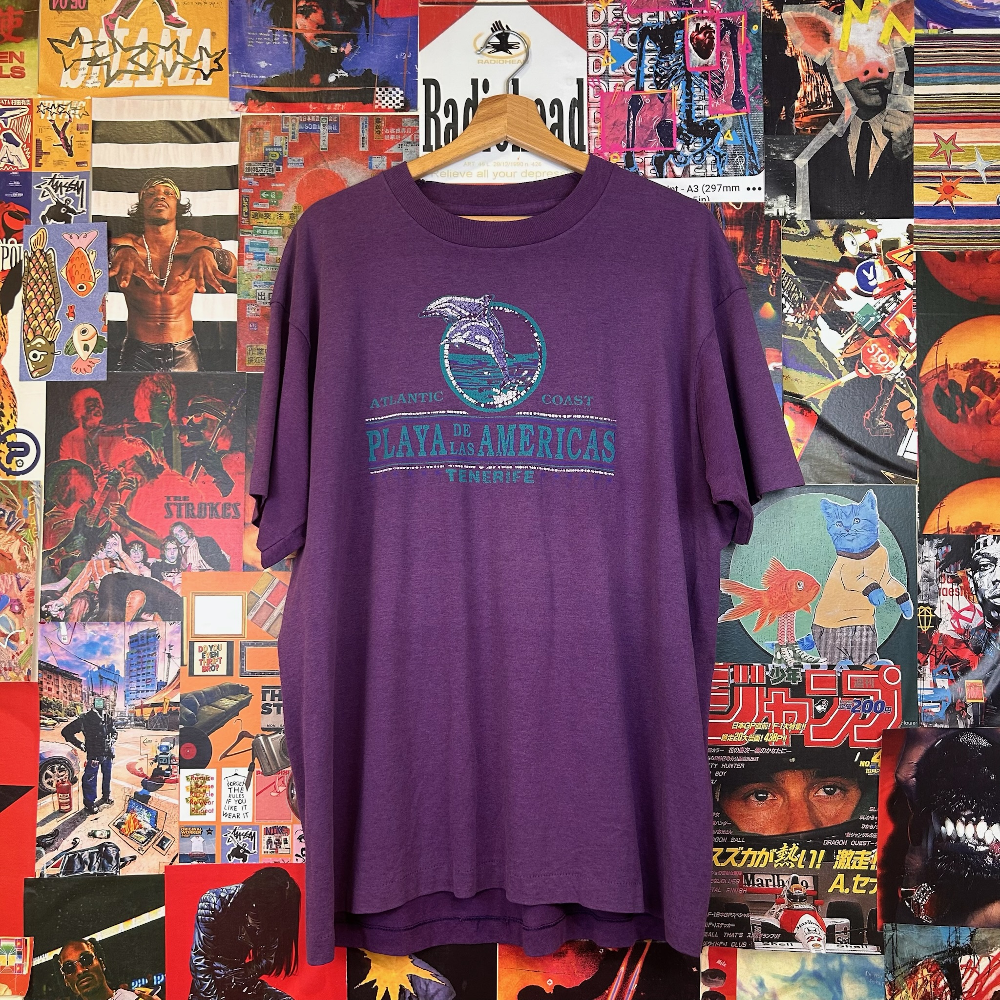 Vintage Single stitch Tee made in USA (XL)
