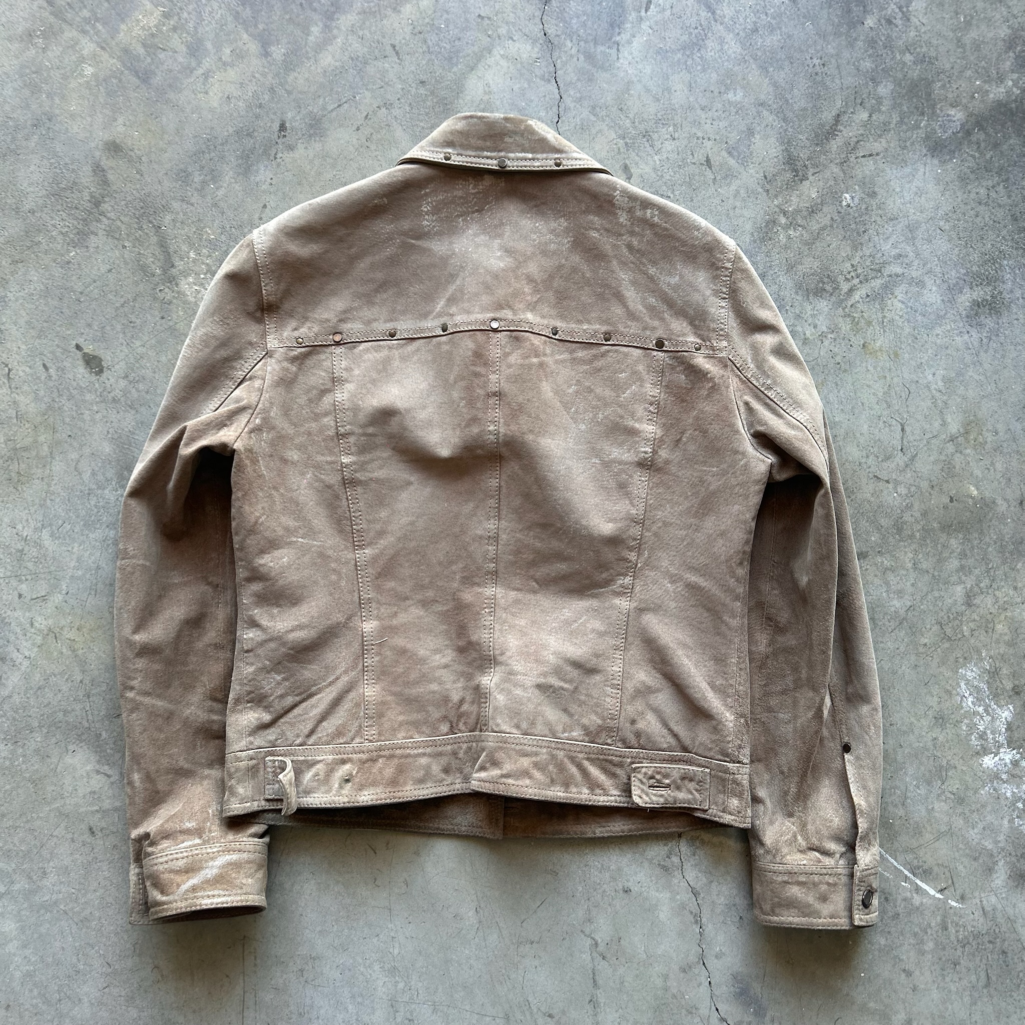 Vintage Leather Jacket made in Italy (S)