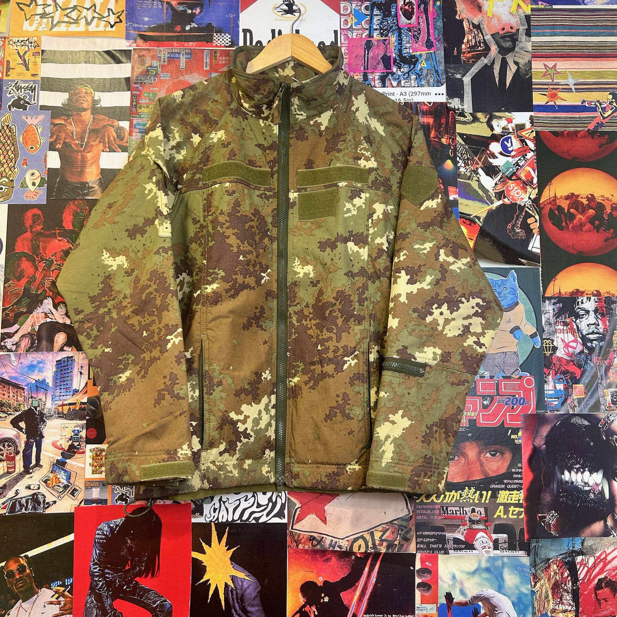 Vintage Italian Army Jacket (M)