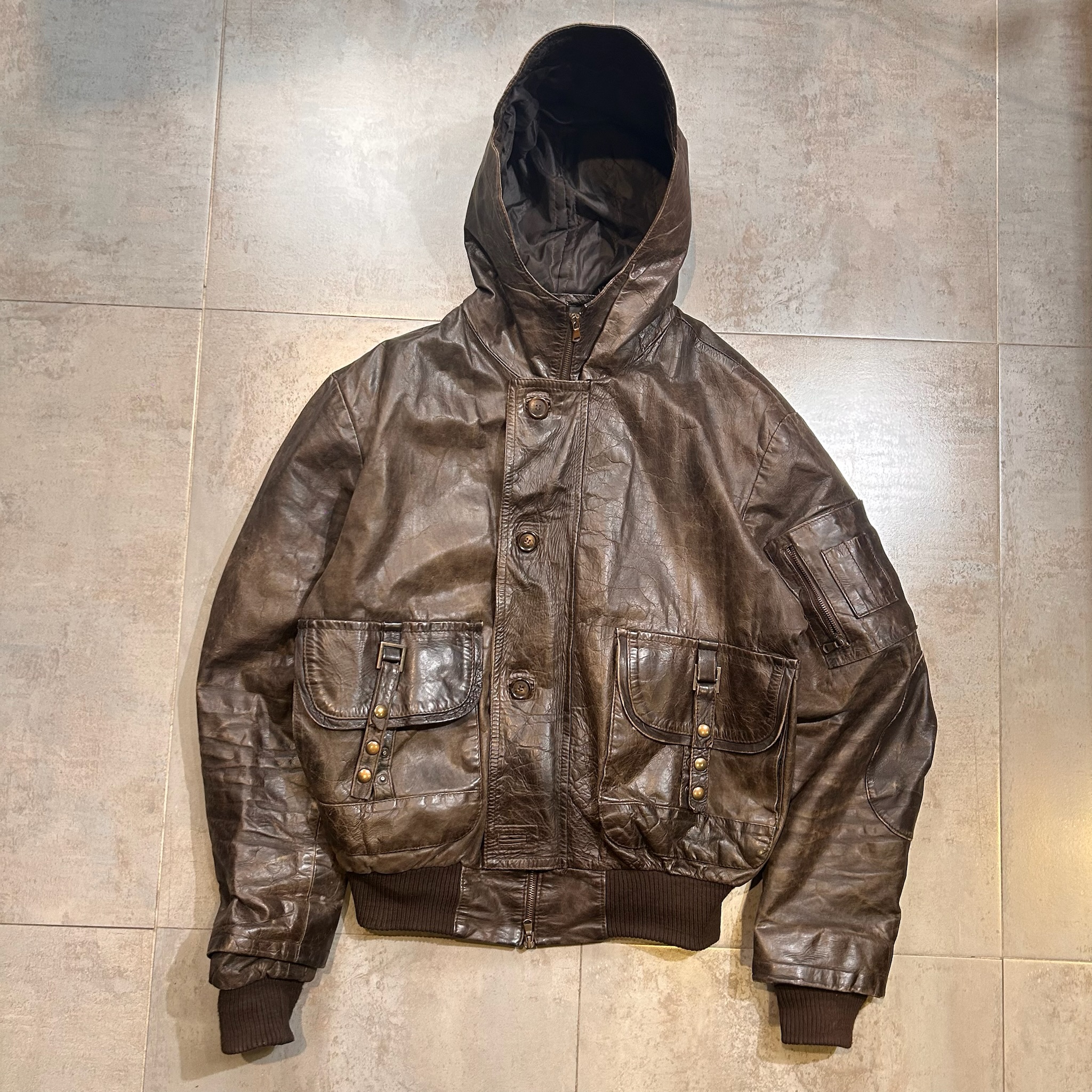 Vintage Leather Jacket (L)