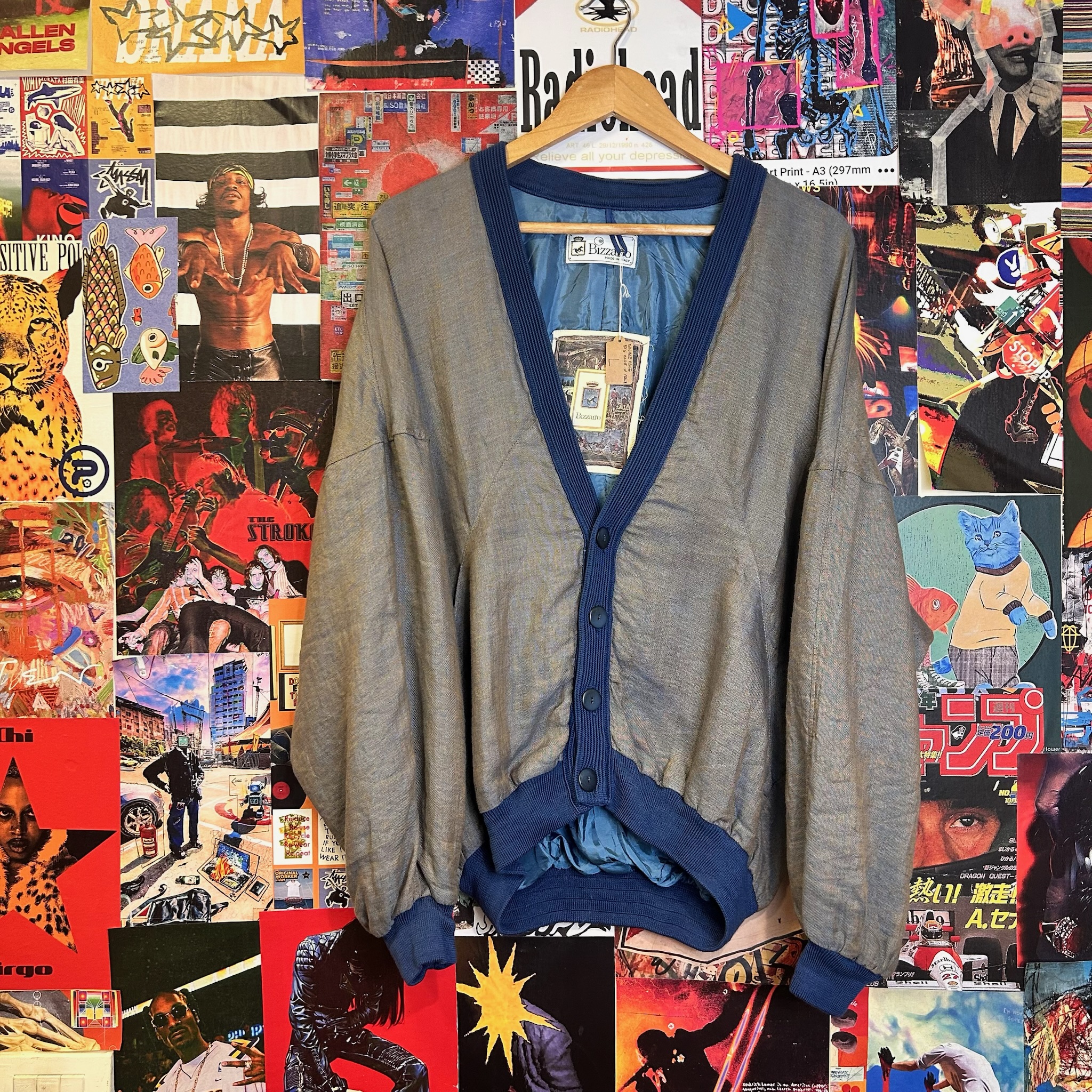 Vintage 80's Doubleface Jacket made in Italy (L)