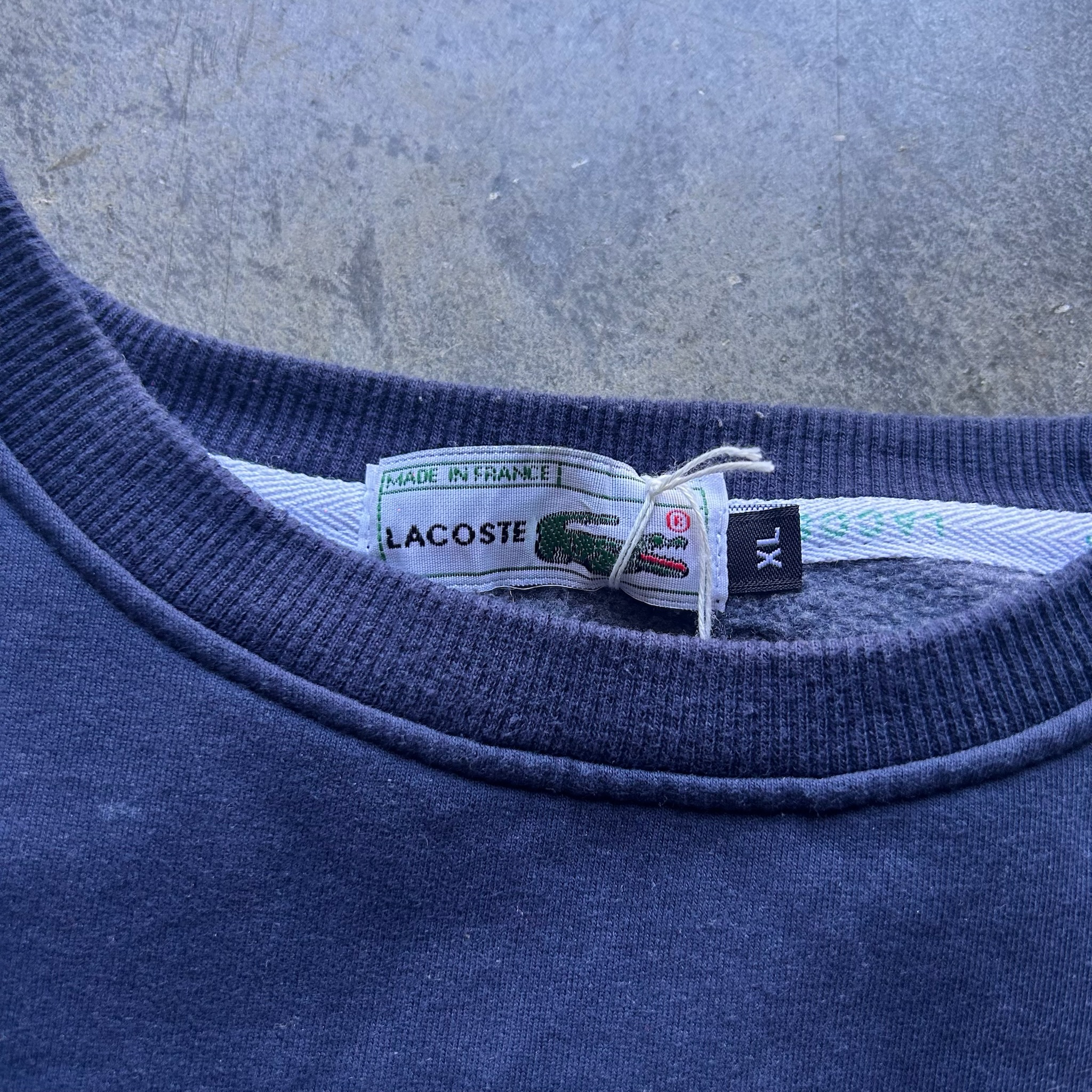 Lacoste '80s Sweatshirt made in Italy (XL)