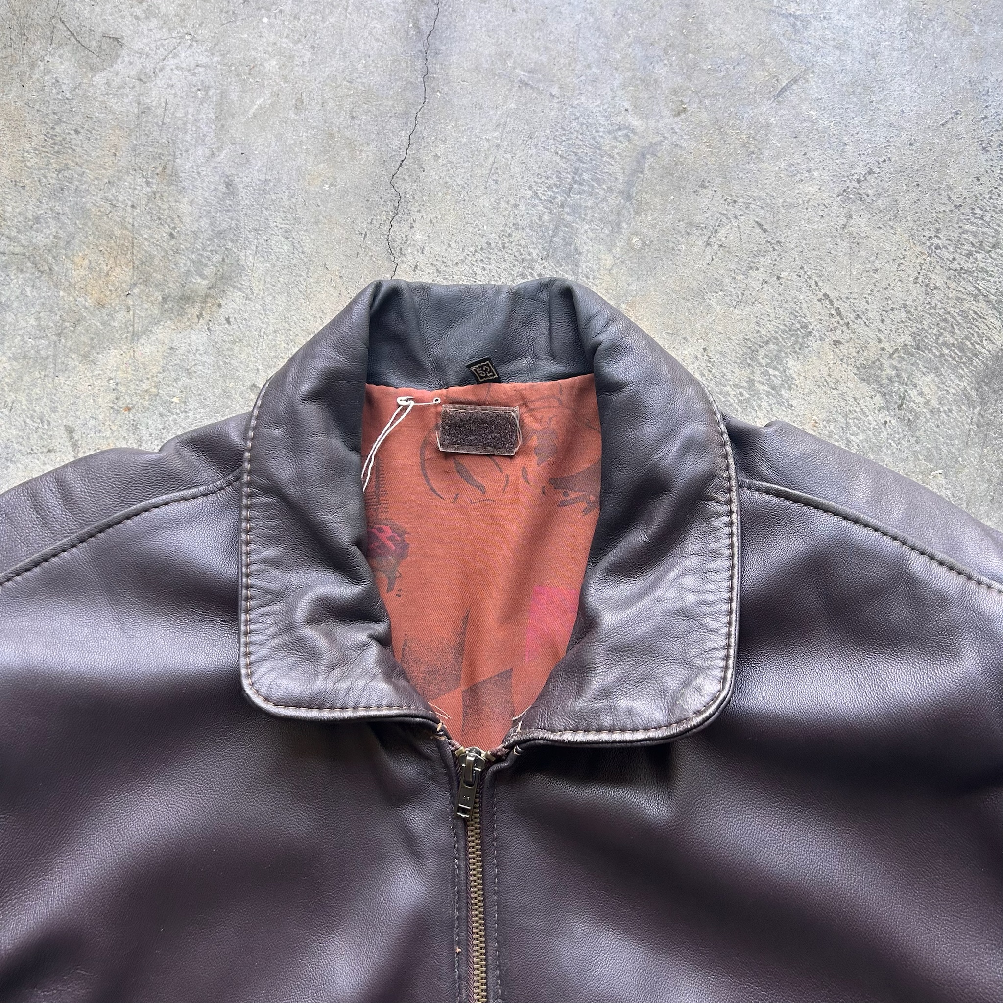 Vintage Leather Jacket (XL)
