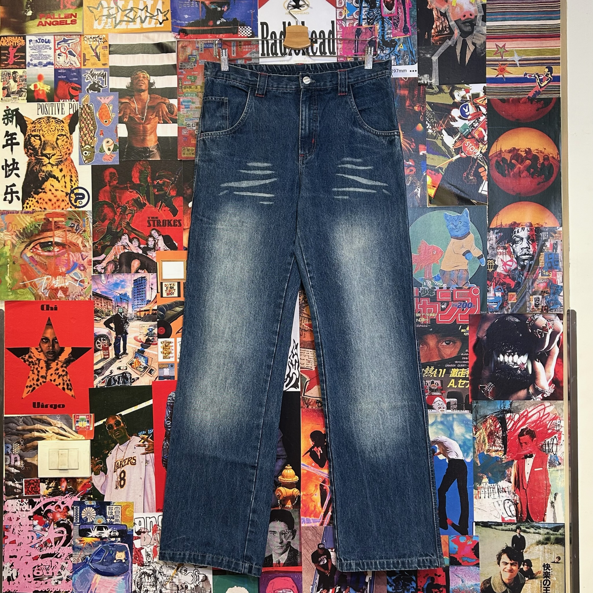 Vintage Custom Baggy Jeans (W33)