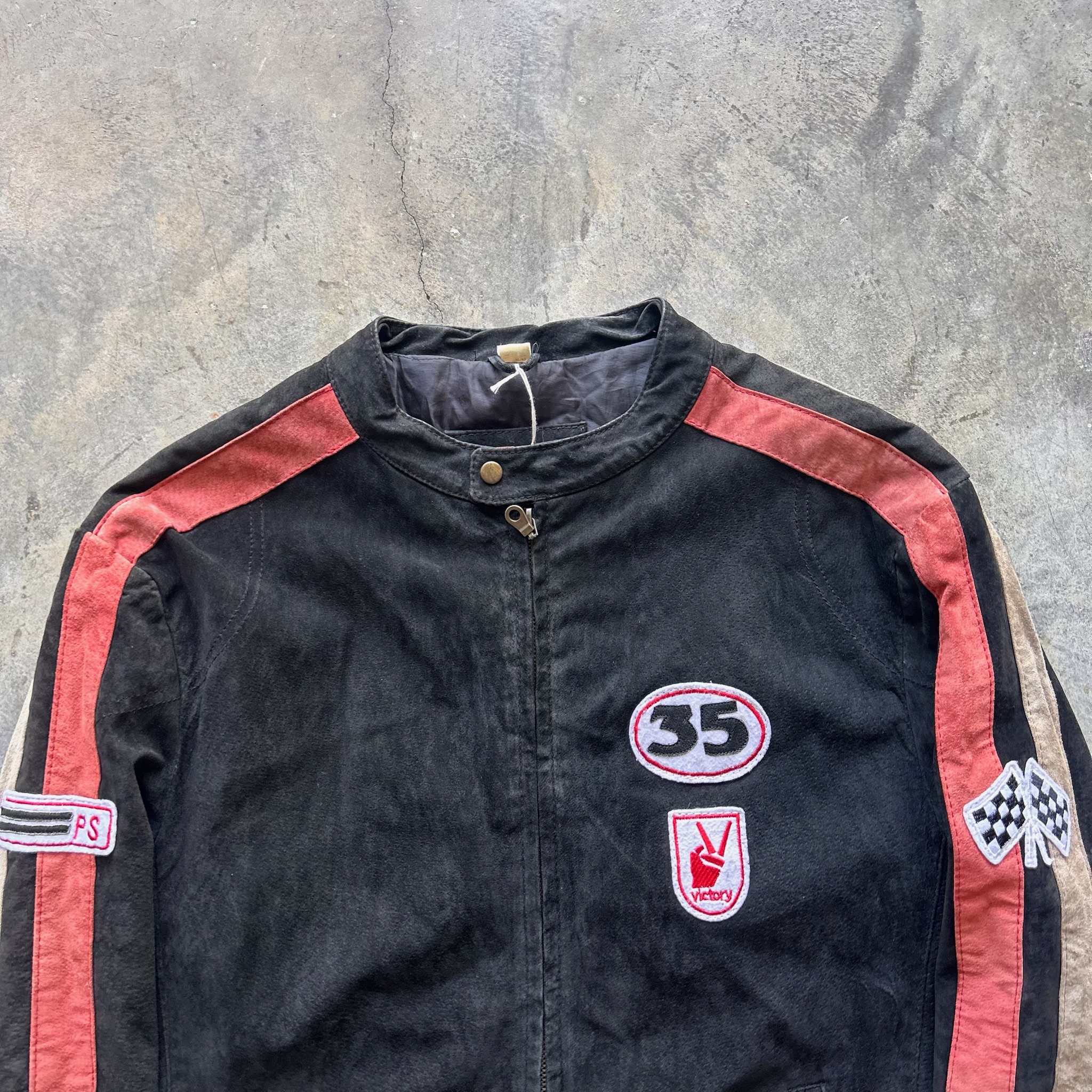 Biker Leather Jacket (L)