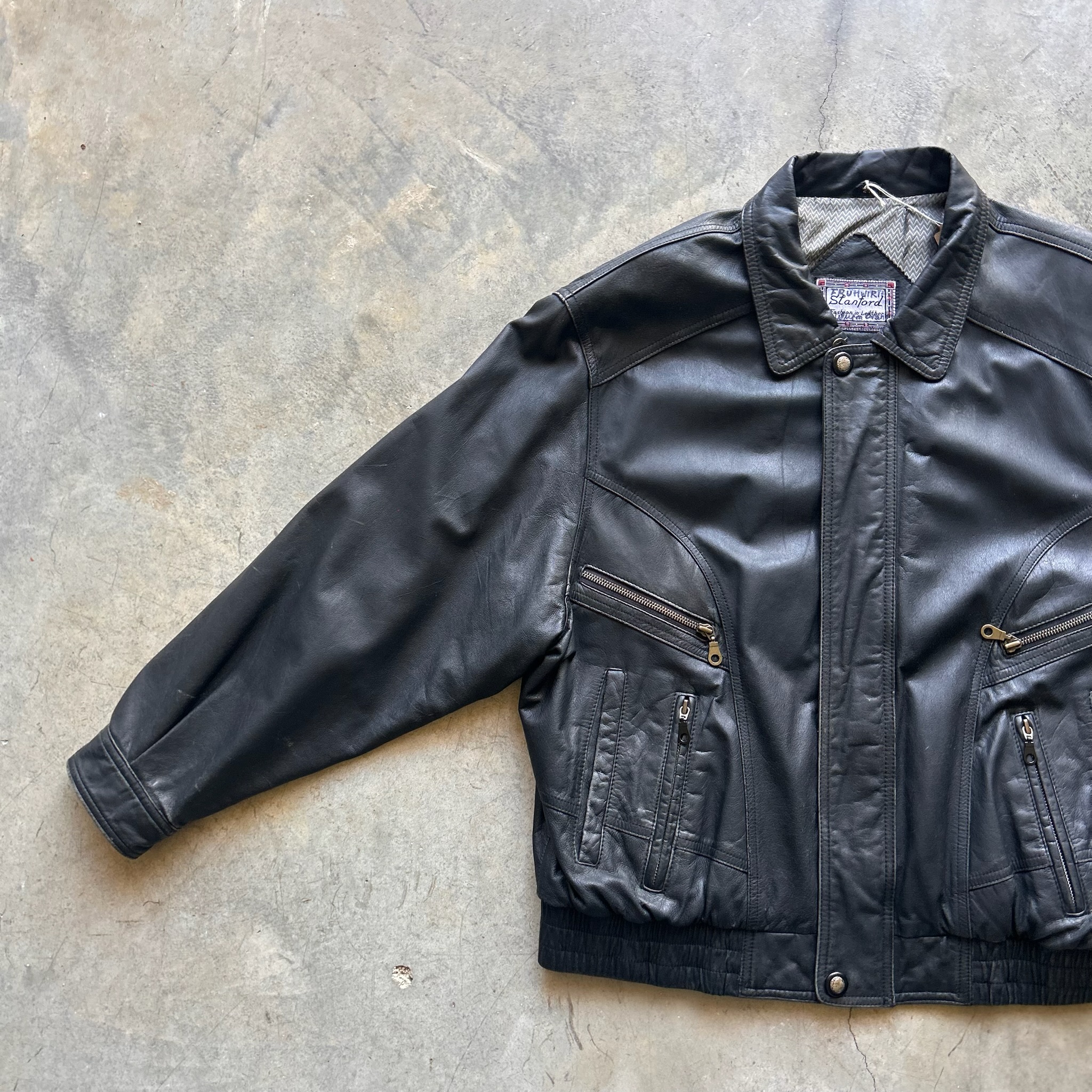 Vintage Leather Jacket (L)