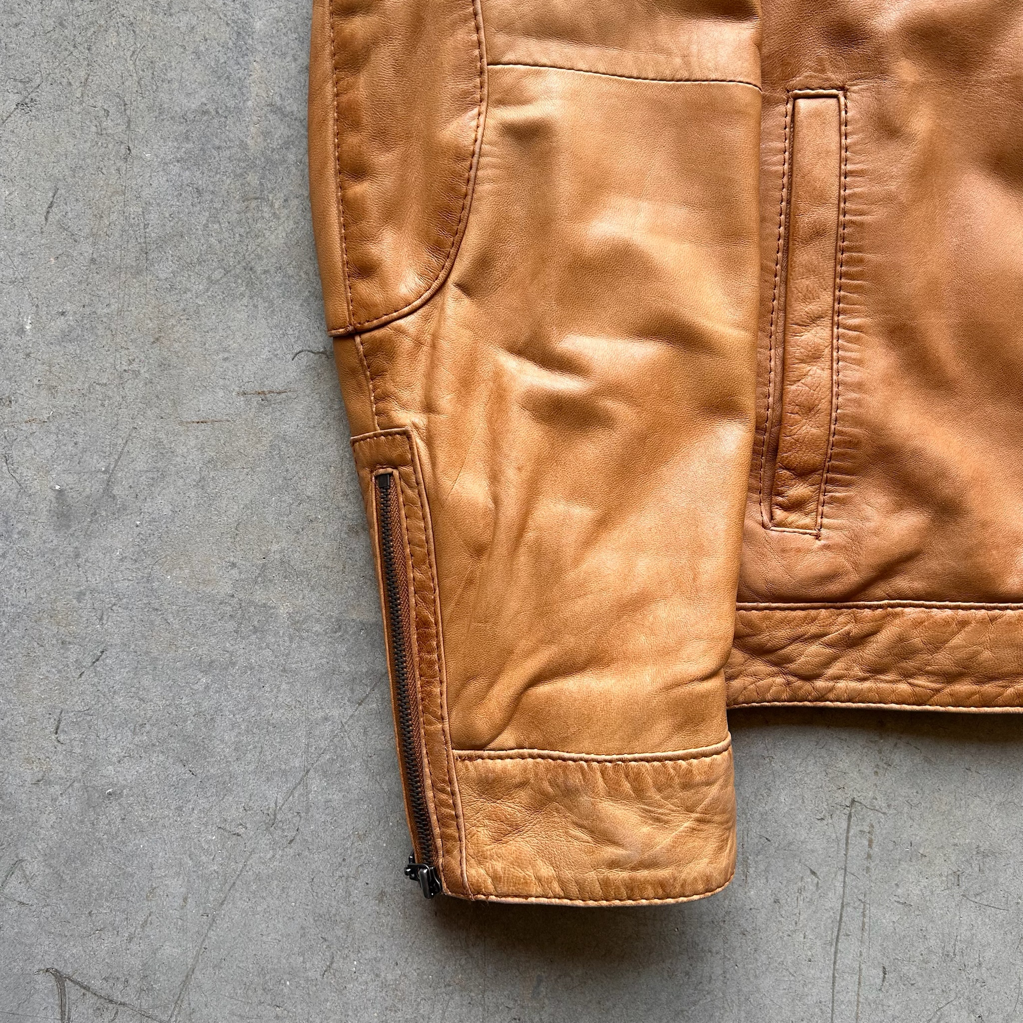 Vintage Leather Jacket (XL)