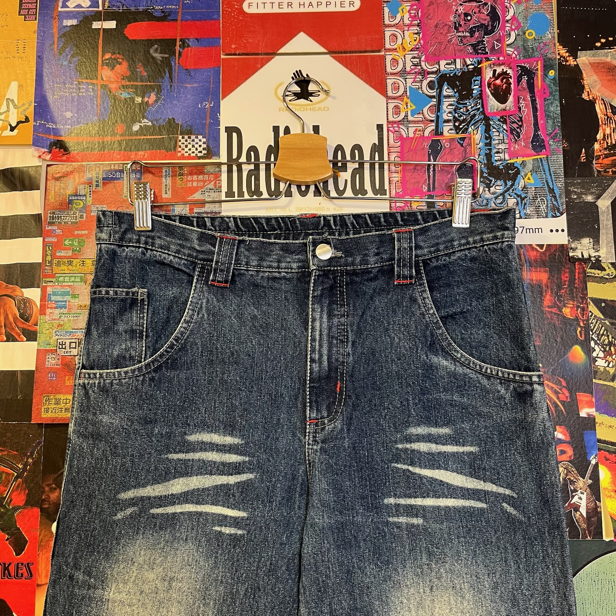 Vintage Custom Baggy Jeans (W33)