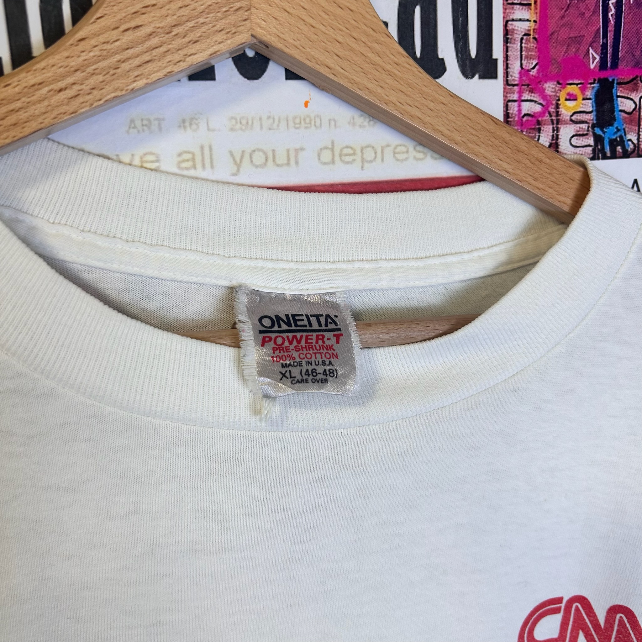 Vintage CNN Long-Sleeve made in USA (XL)