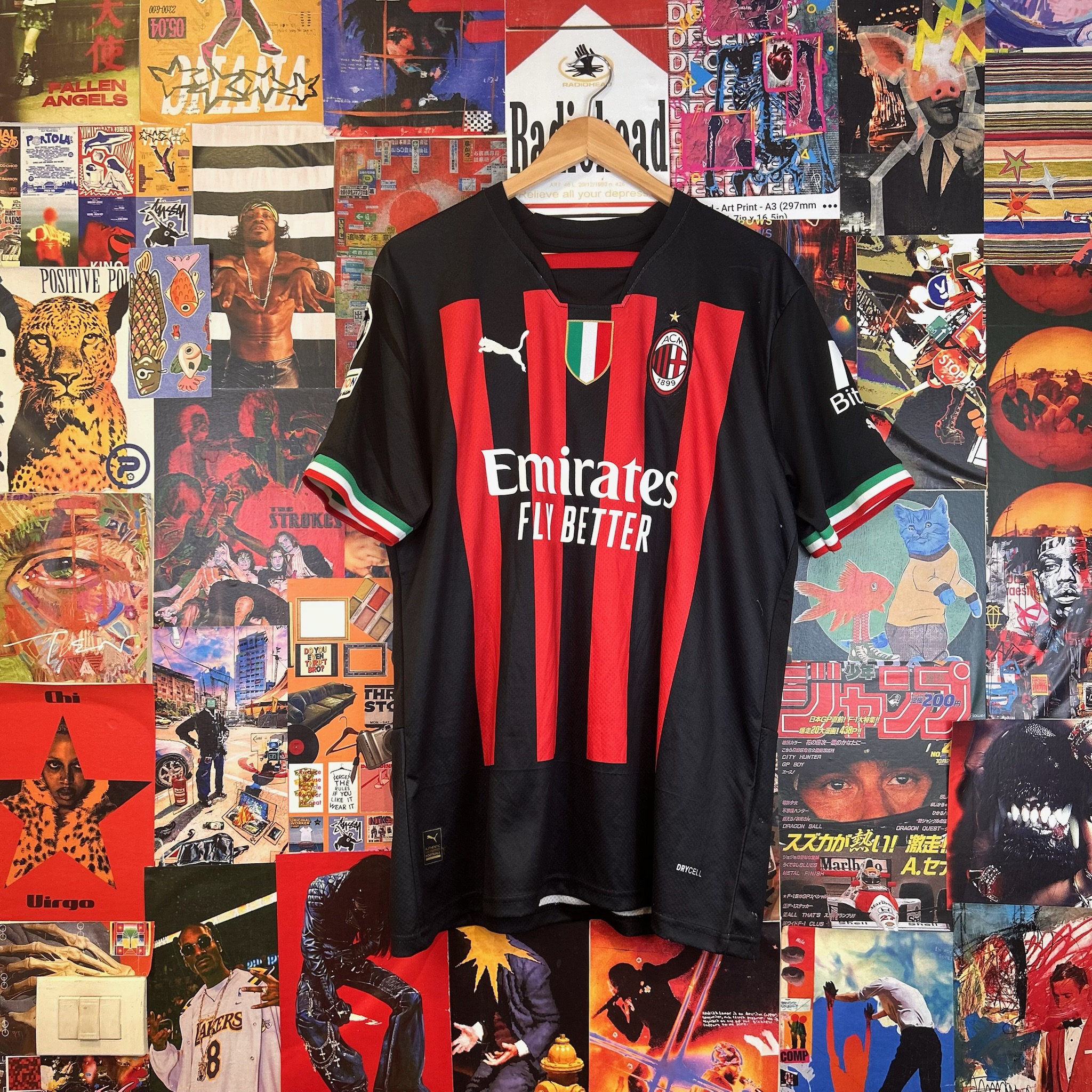 Vintage AC Milan Tonali 22-23 Tee (XL)