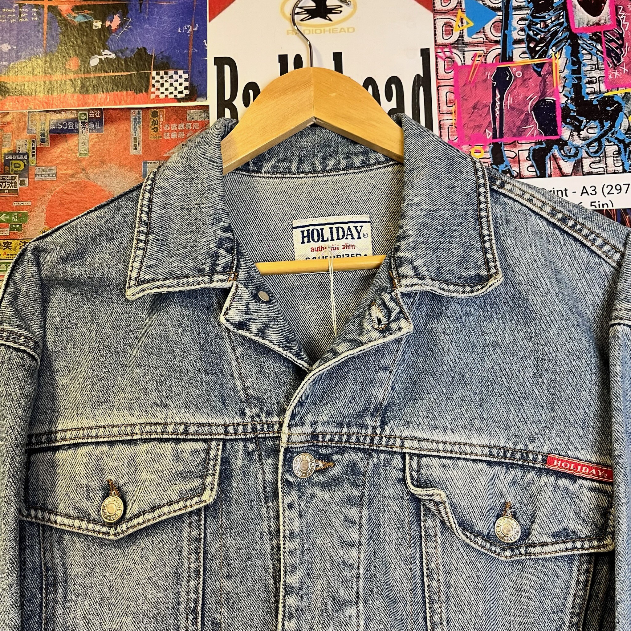 Vintage Denim Jacket Boxy fit (M)