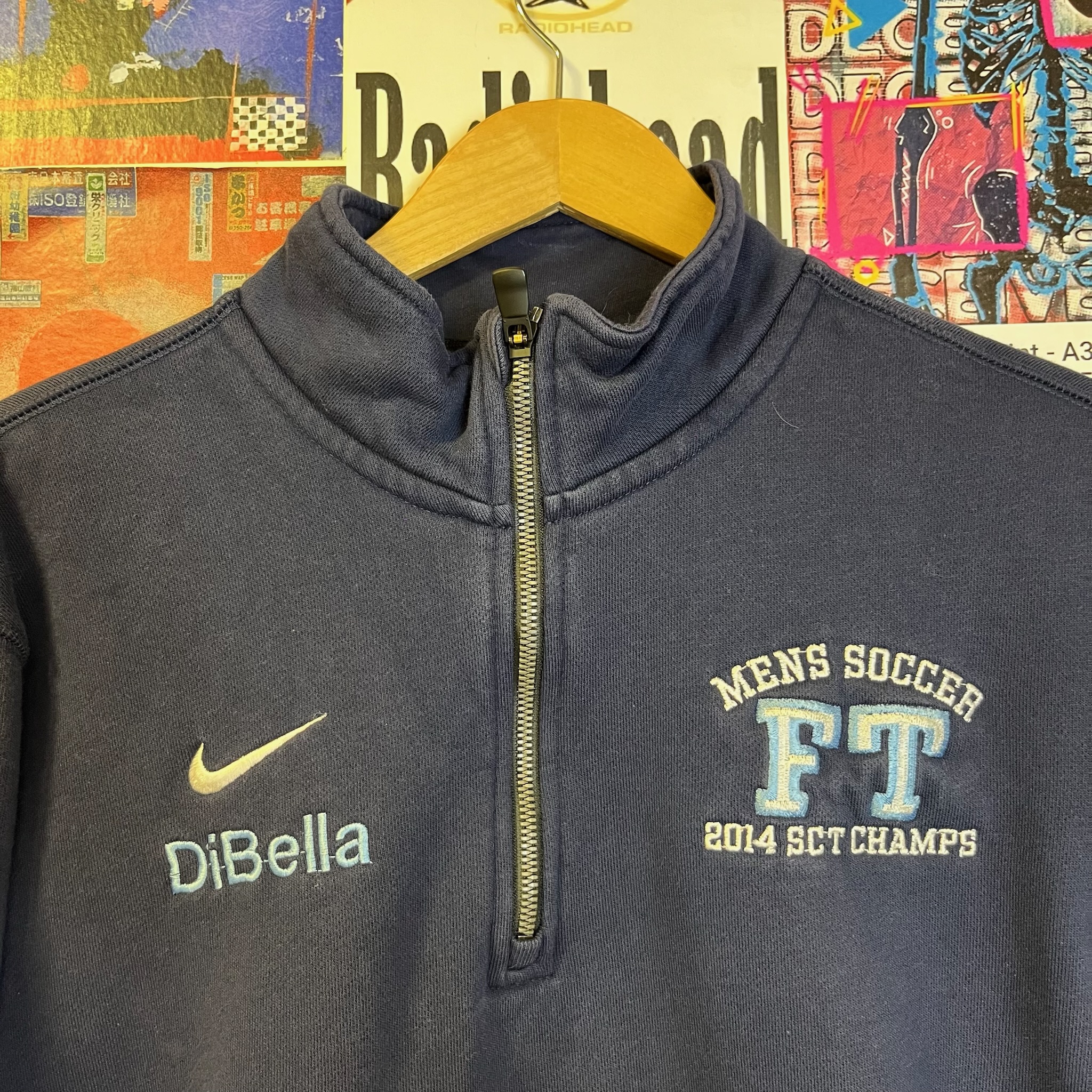 Vintage Nike Quarter Zip Sweatshirt (M)