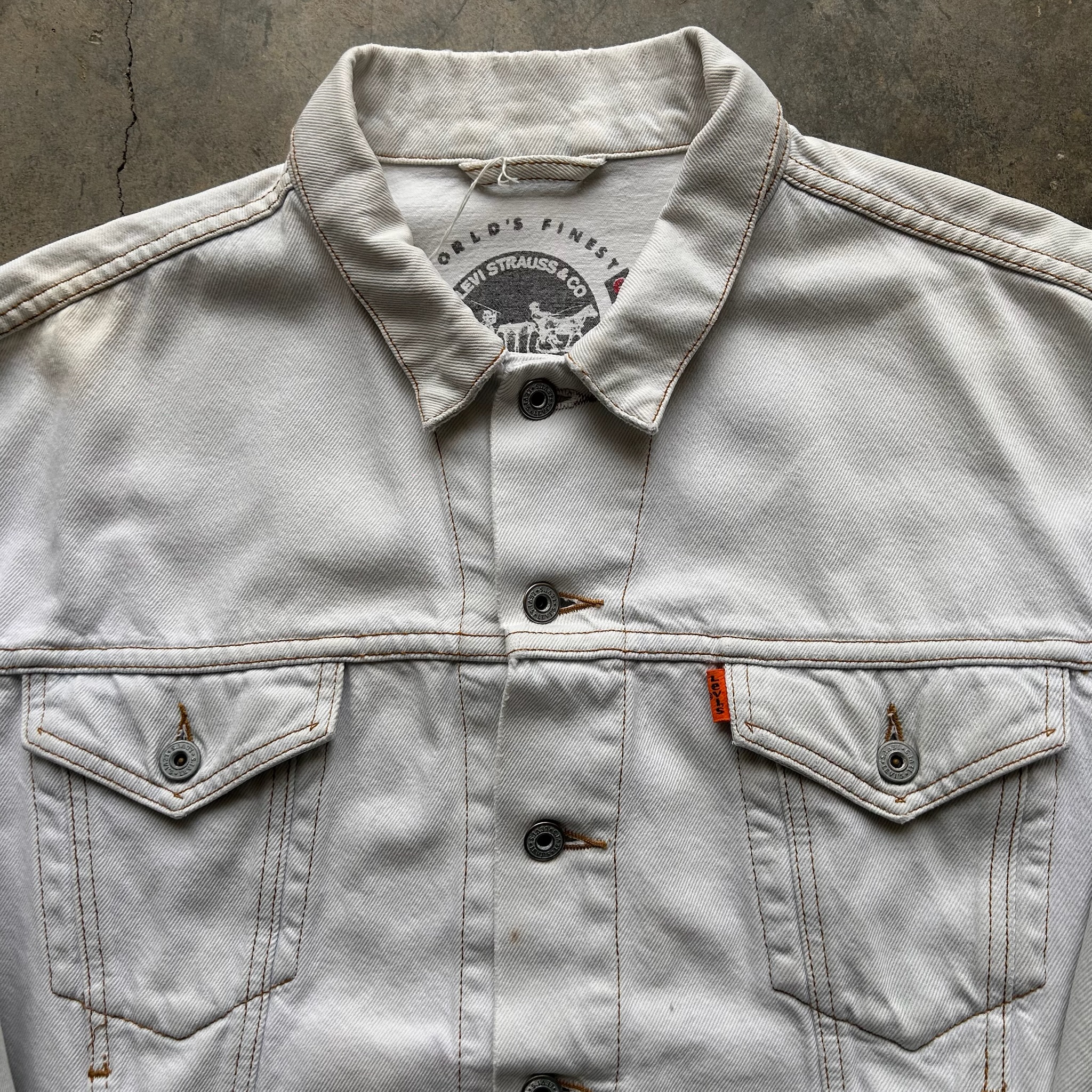 Levi's Orange Tab Boxy Denim Jacket (XL)