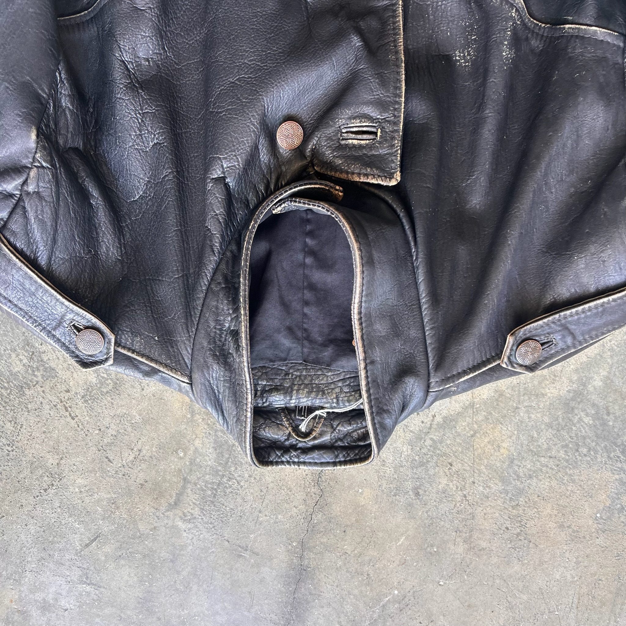 Vintage Leather Jacket (L)