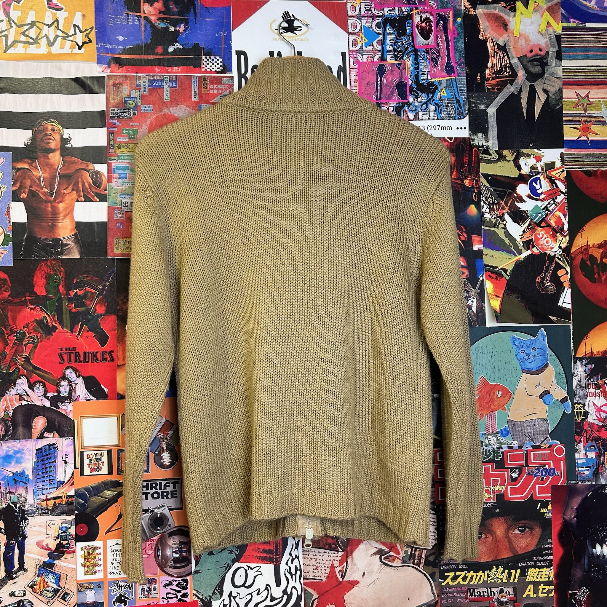 Vintage Ralph Lauren Zip Sweater made in USA (M)