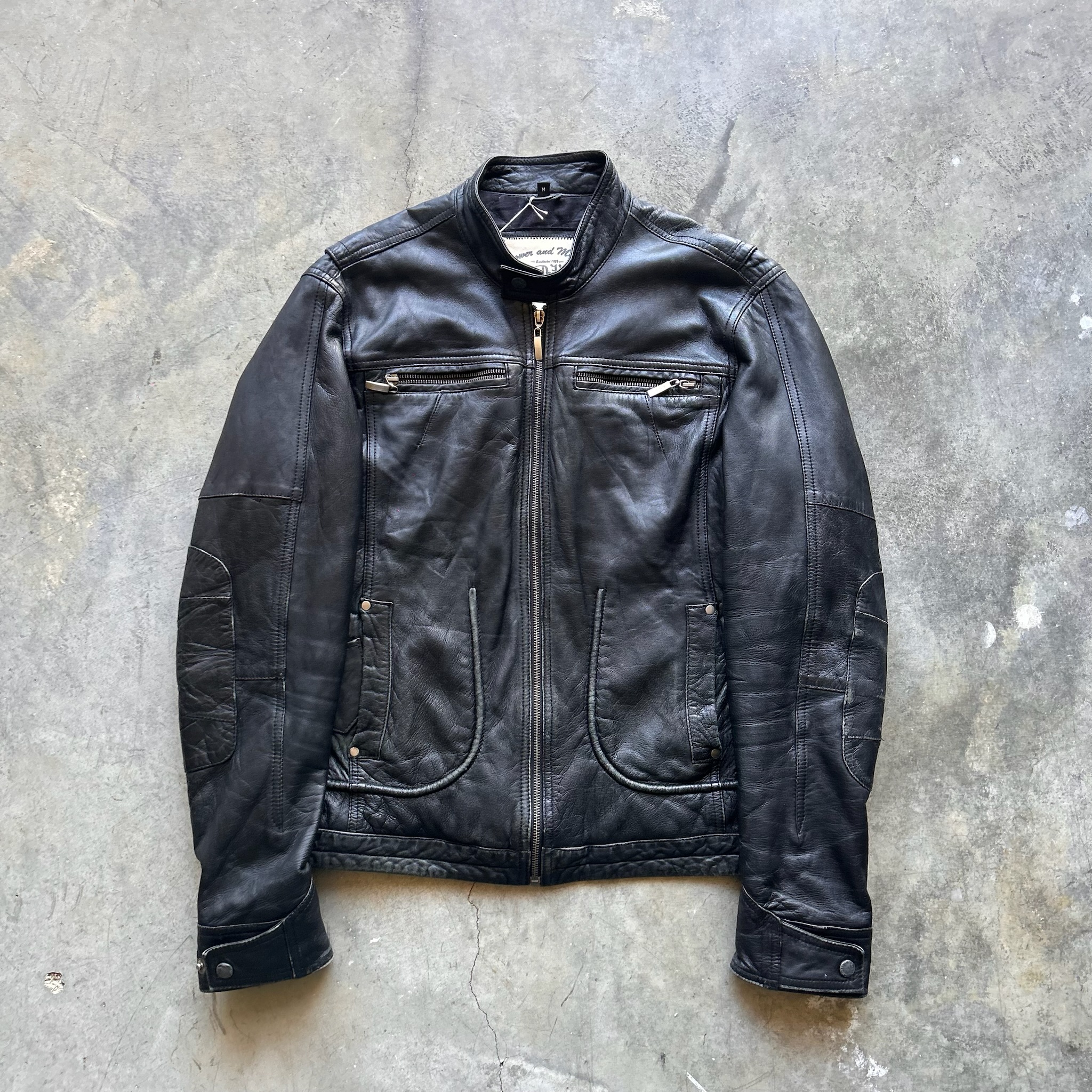 Von Dutch Leather Jacket (M)
