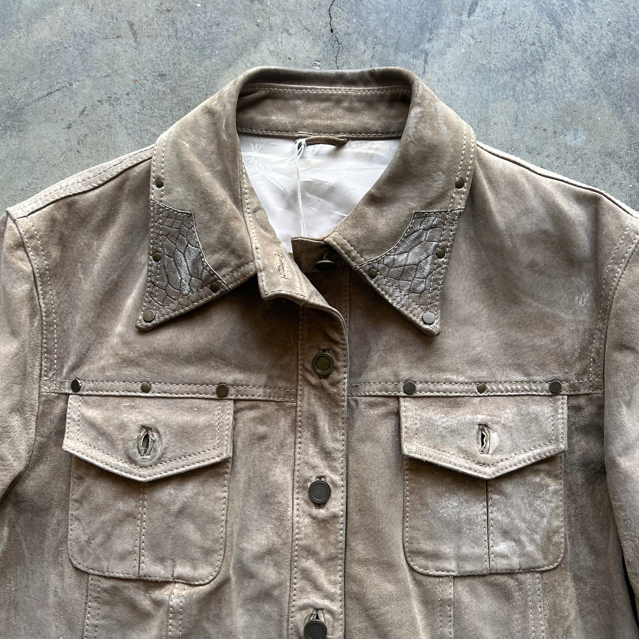 Vintage Leather Jacket made in Italy (S)