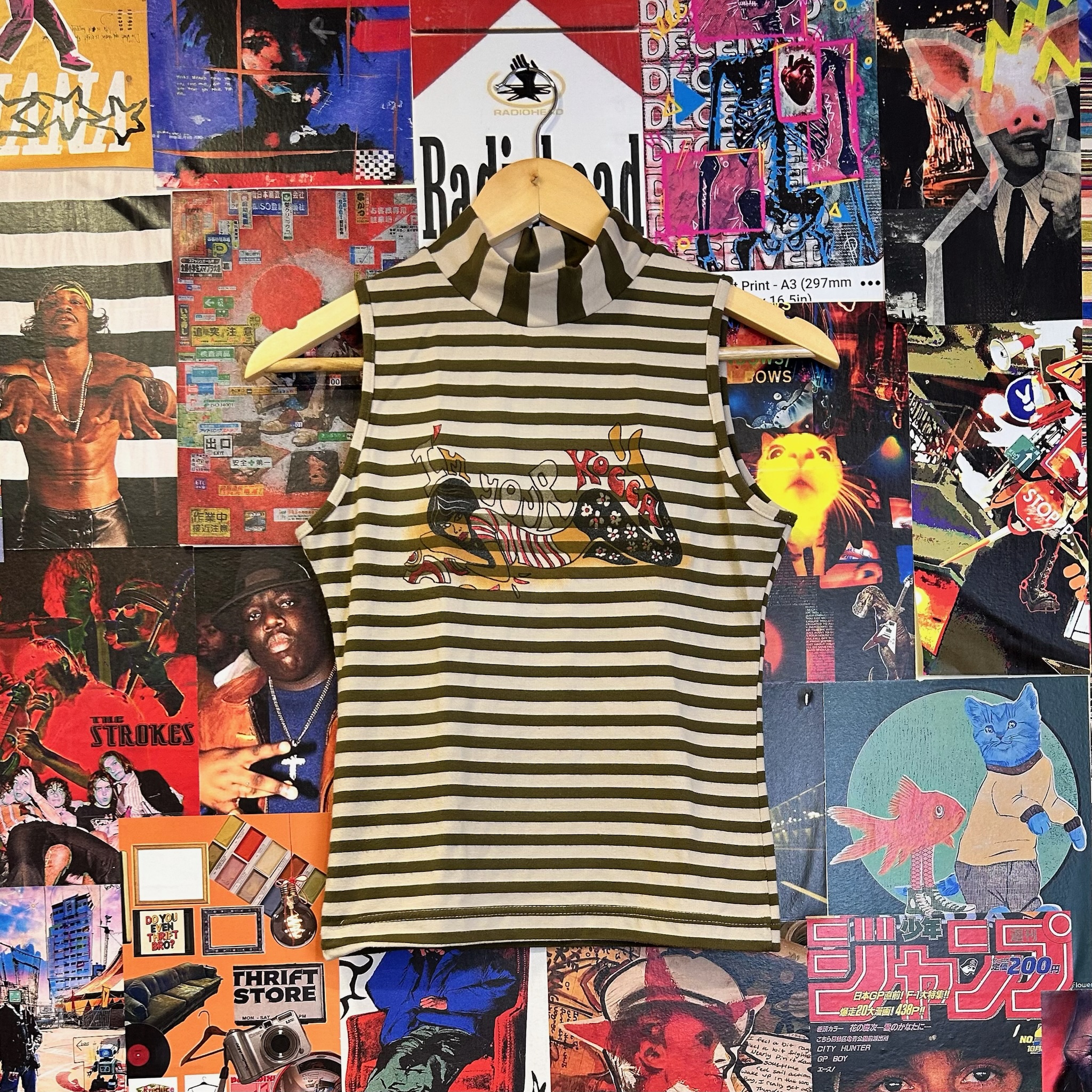 Vintage Y2K Tank-Top made in Italy (One size)