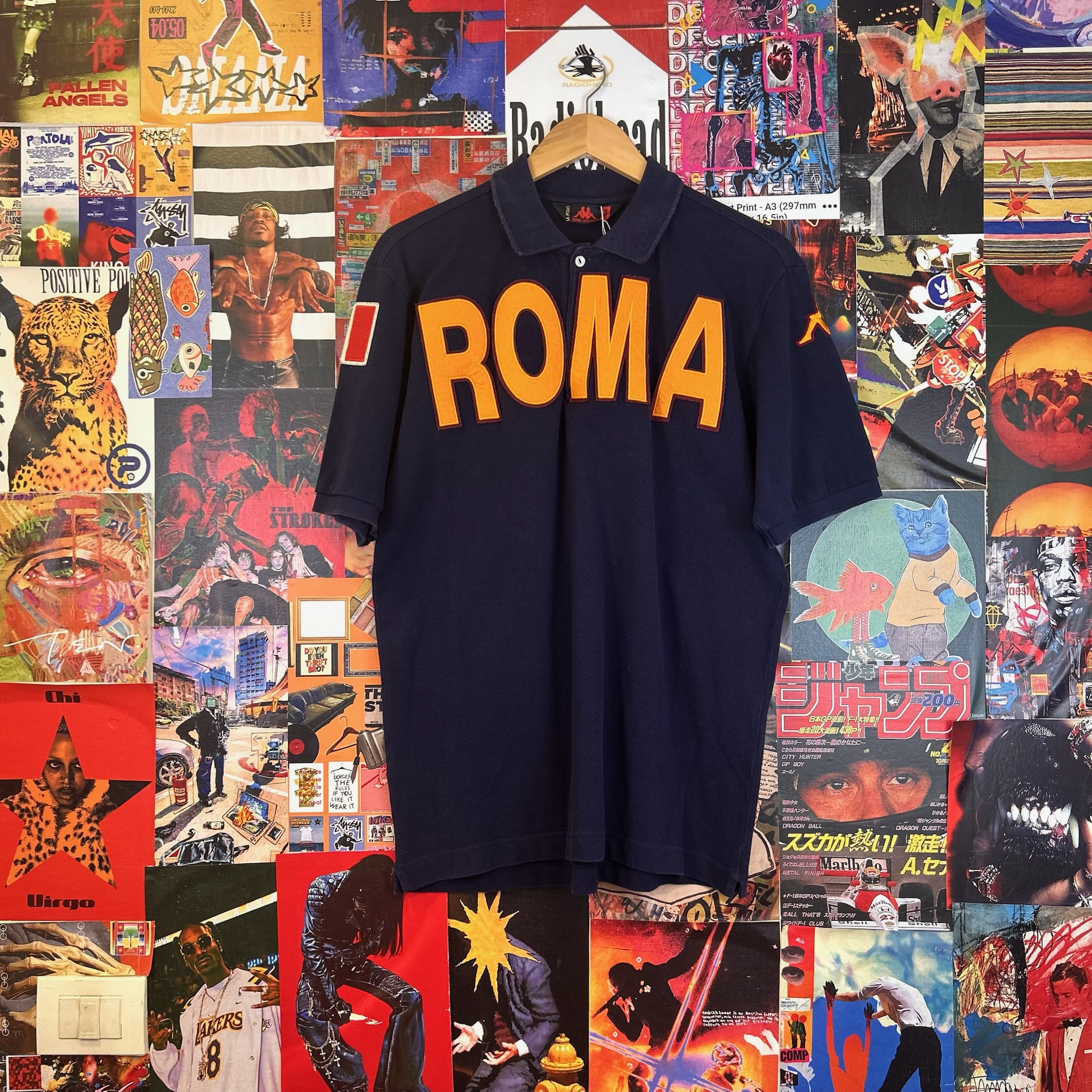 Vintage AS Roma Polo (M)