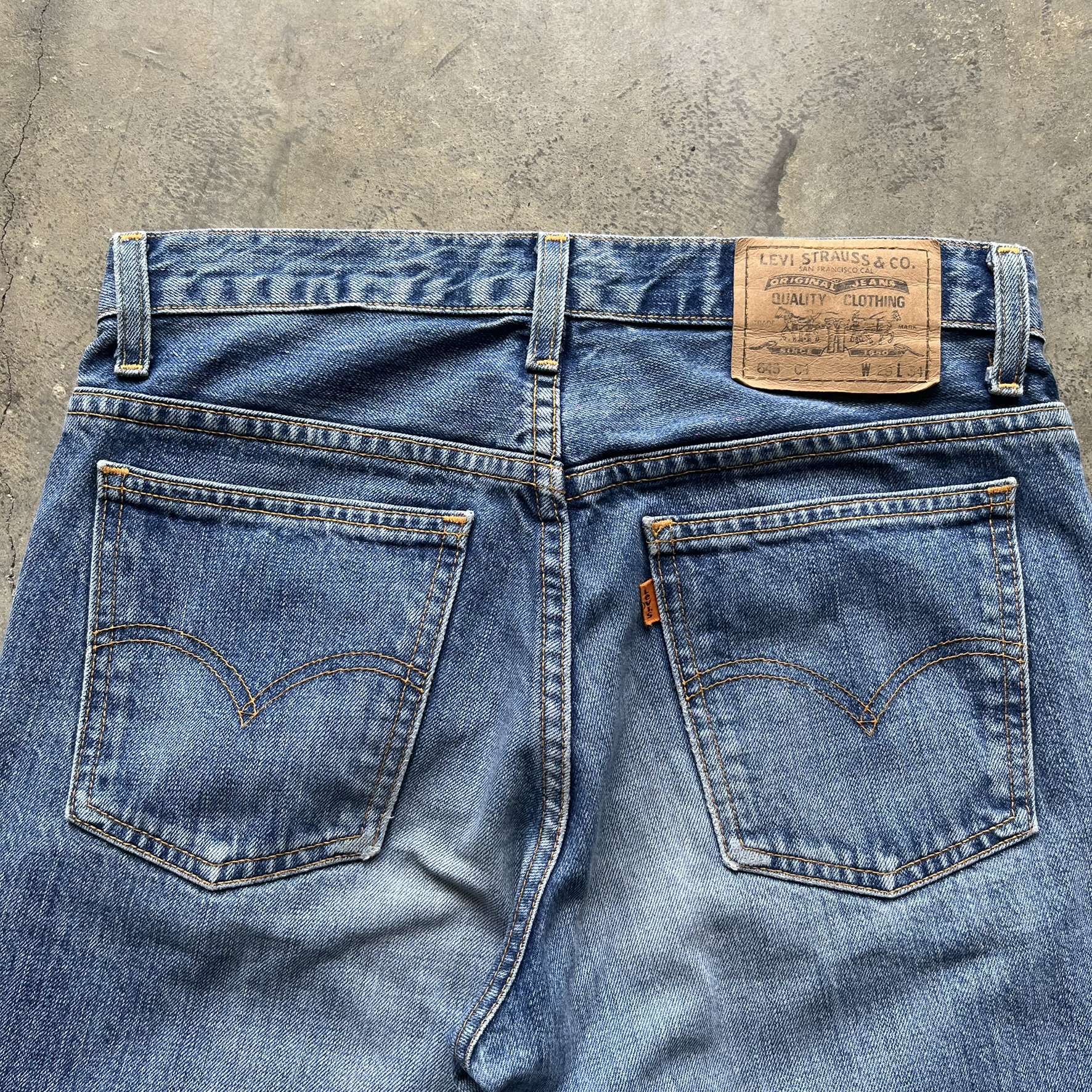 Levi's 645 C4 Bootcut Orange Tab (W29)
