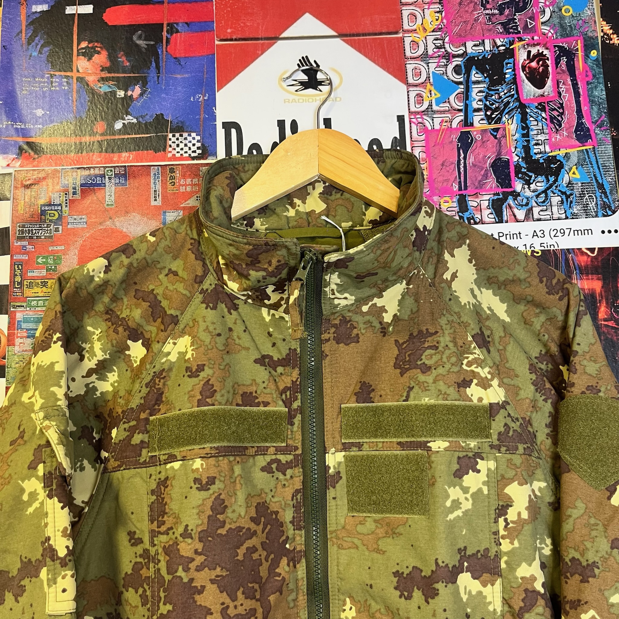 Vintage Italian Army Jacket (M)
