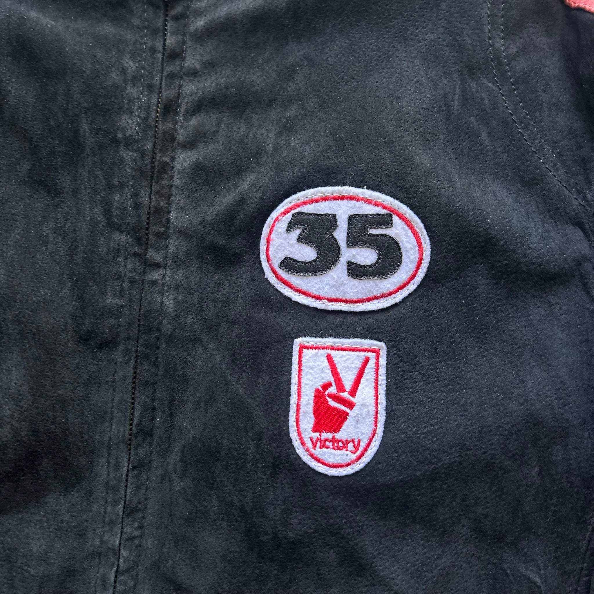 Biker Leather Jacket (L)