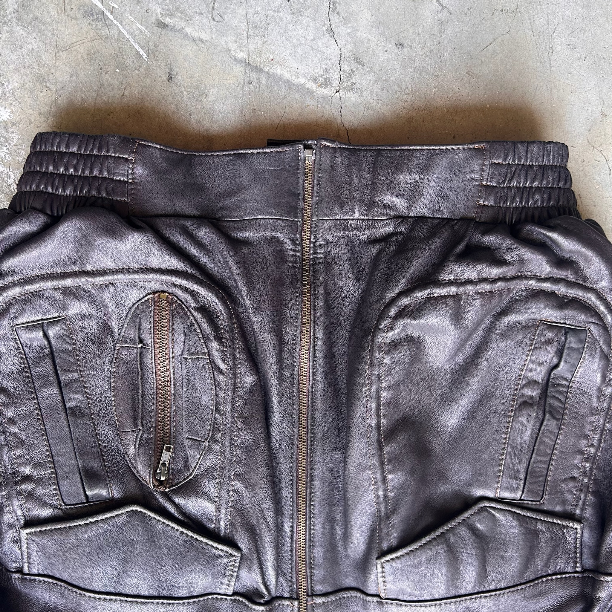 Vintage Leather Jacket (XL)