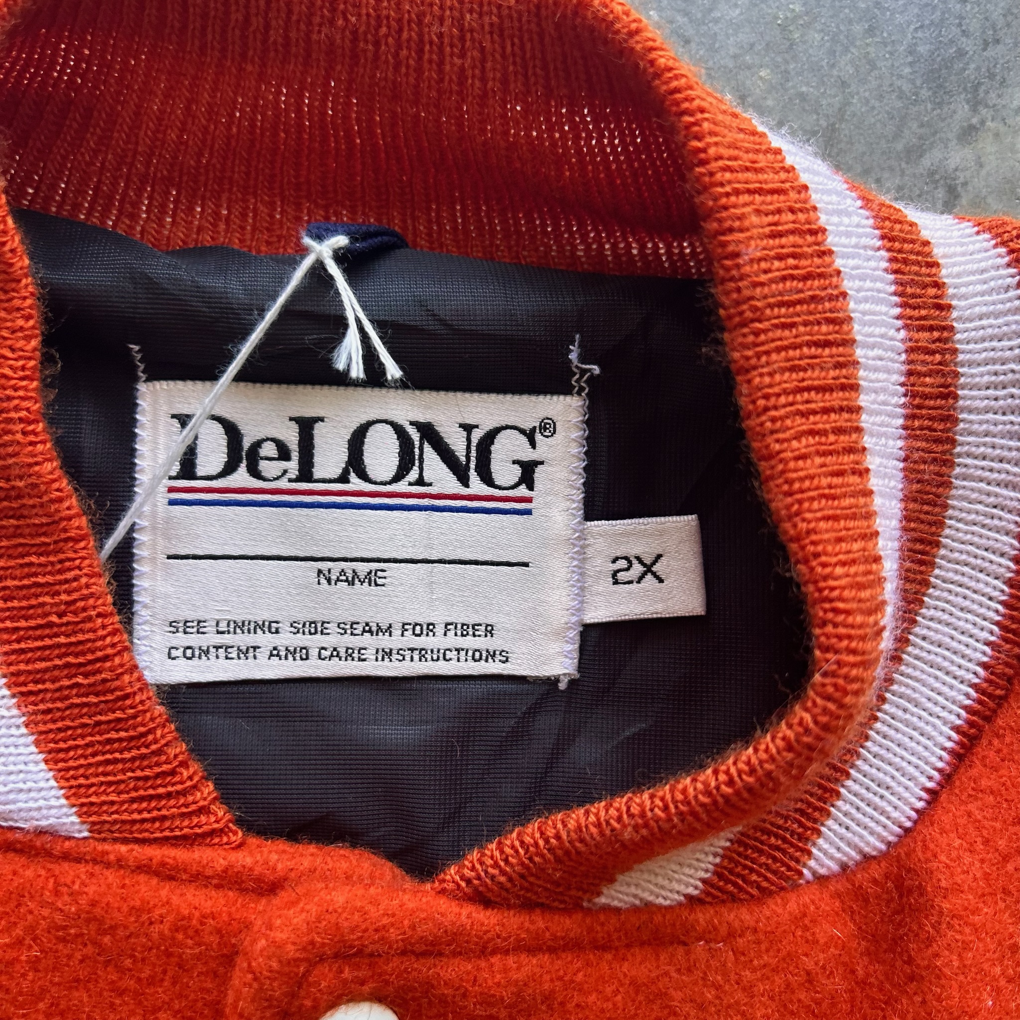 DeLONG Boxy Varsity made in USA (XXL)