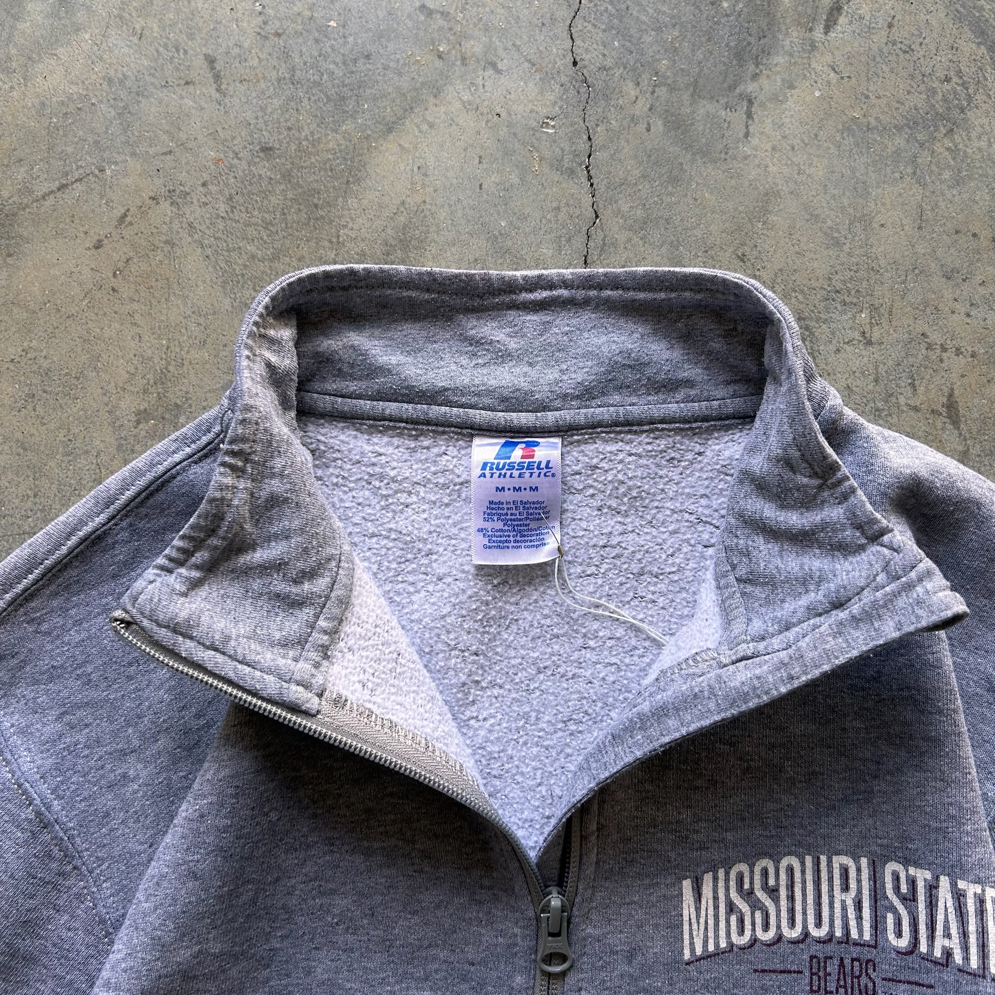 Russell Athletic Zip Sweatshirt (M)