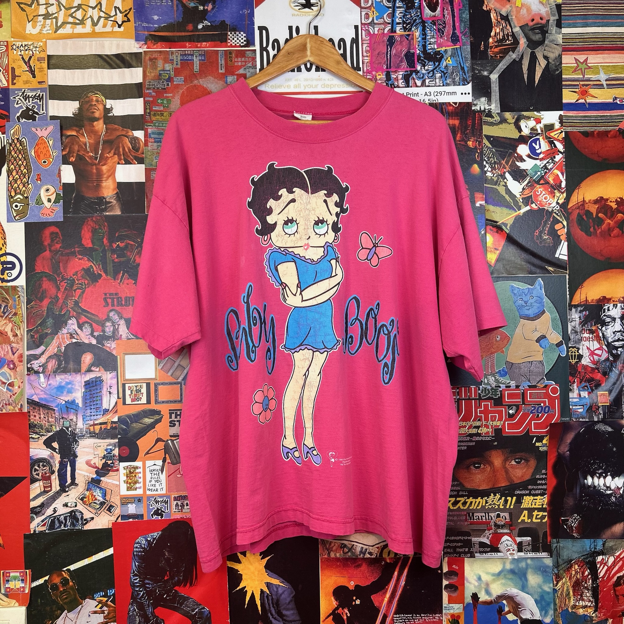 Vintage Betty Bop Single stitch Tee made in USA (XXL)