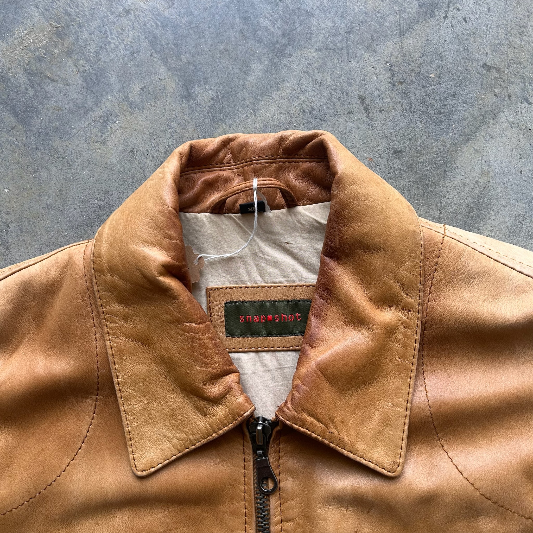 Vintage Leather Jacket (XL)