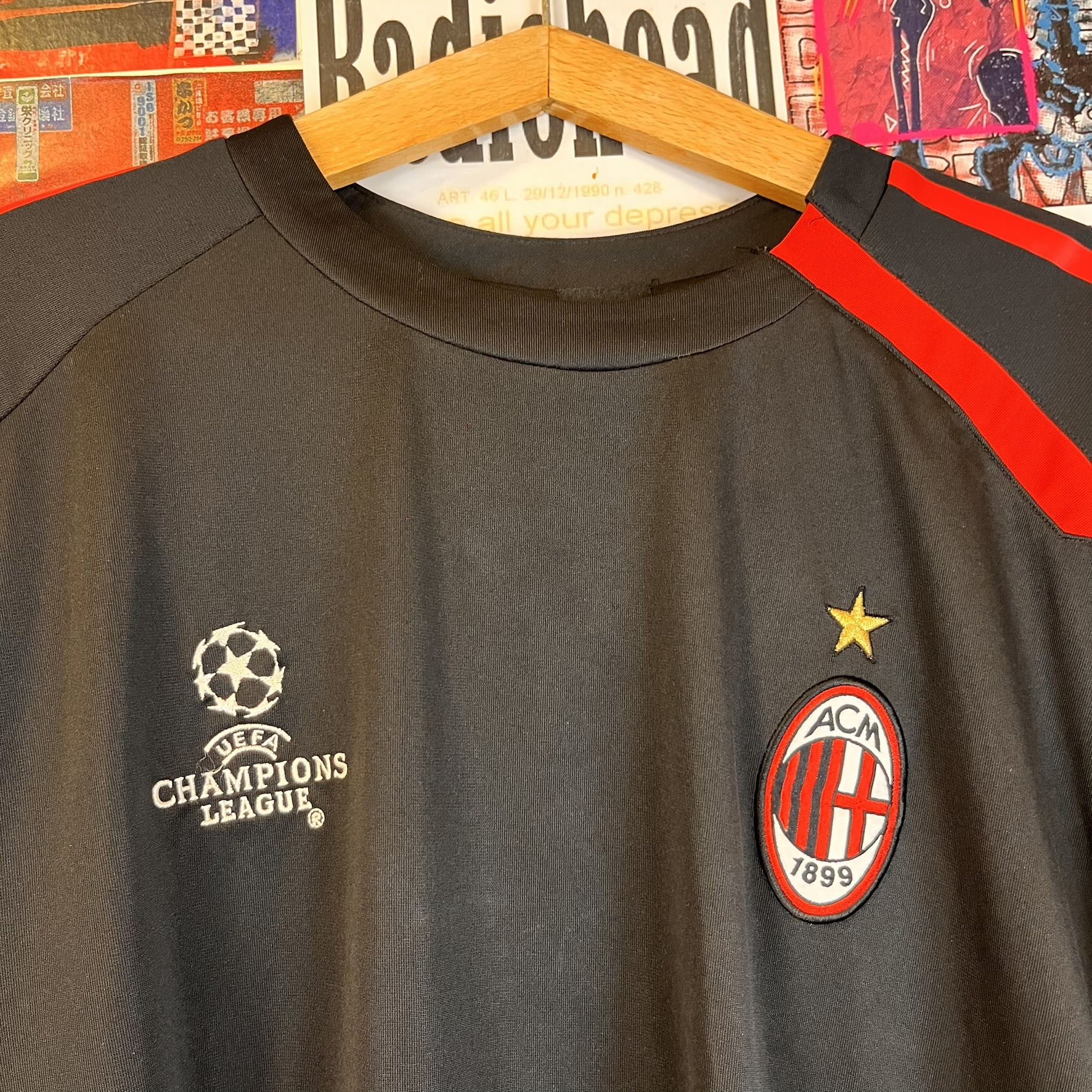 Vintage AC Milan 08/09 Training Tee (L)