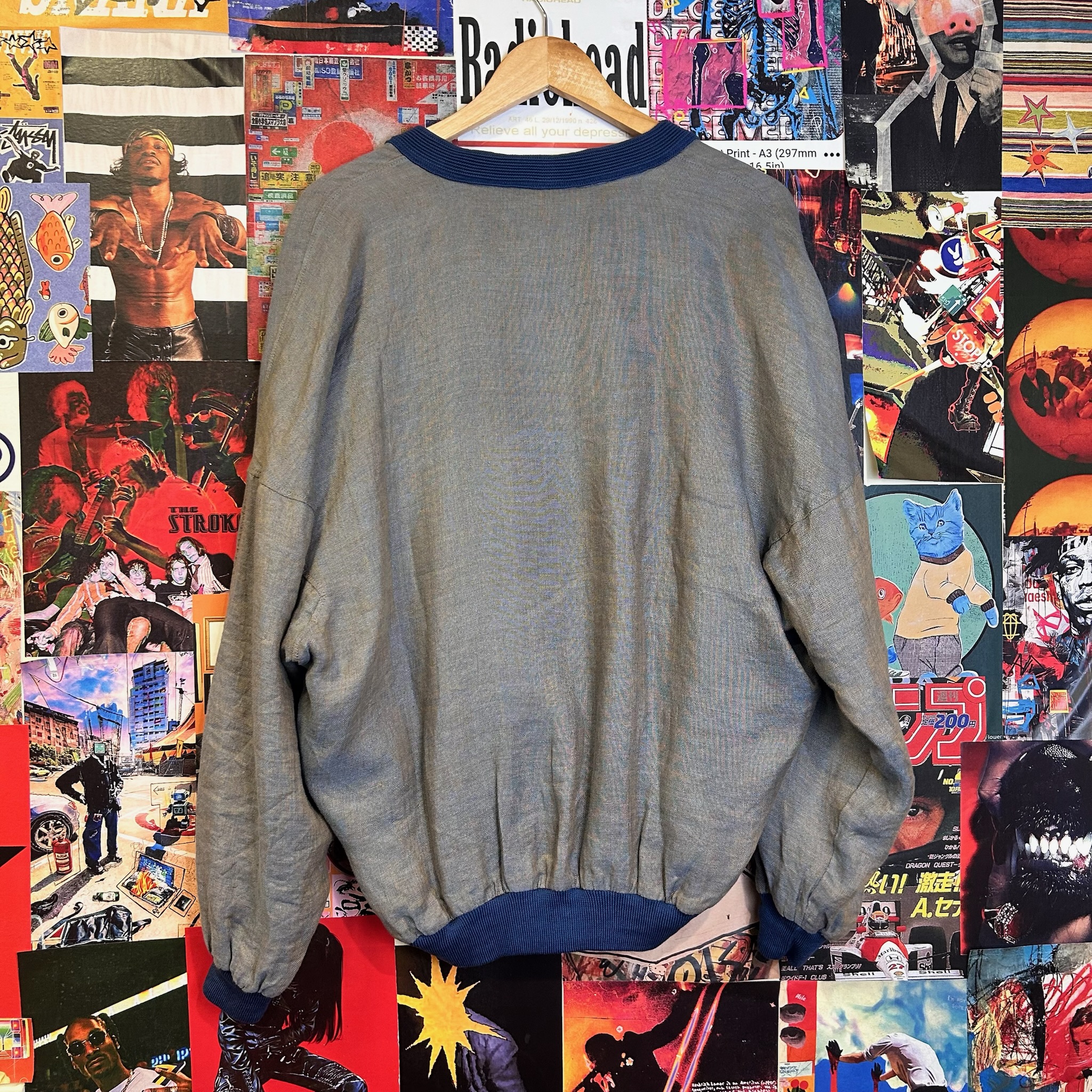 Vintage 80's Doubleface Jacket made in Italy (L)