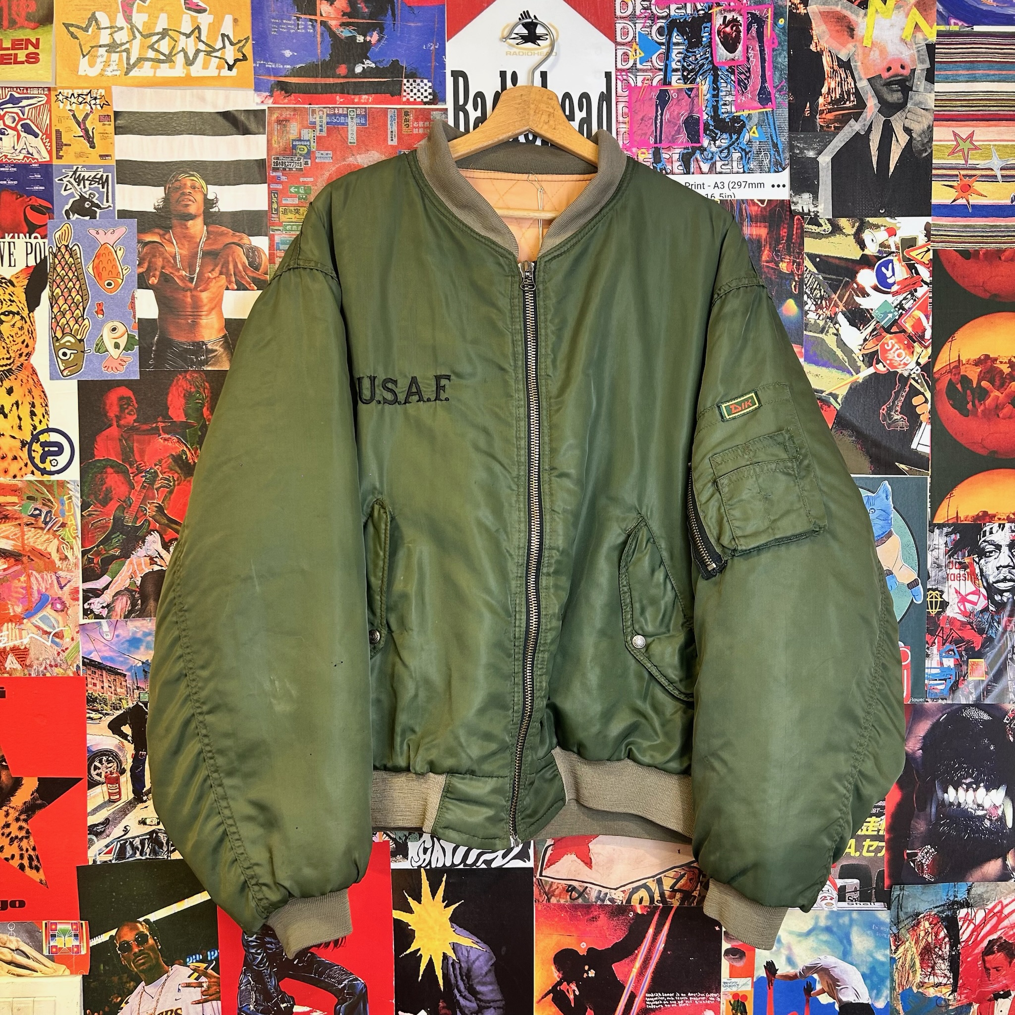 Vintage MA-1 Military Jacket (L)