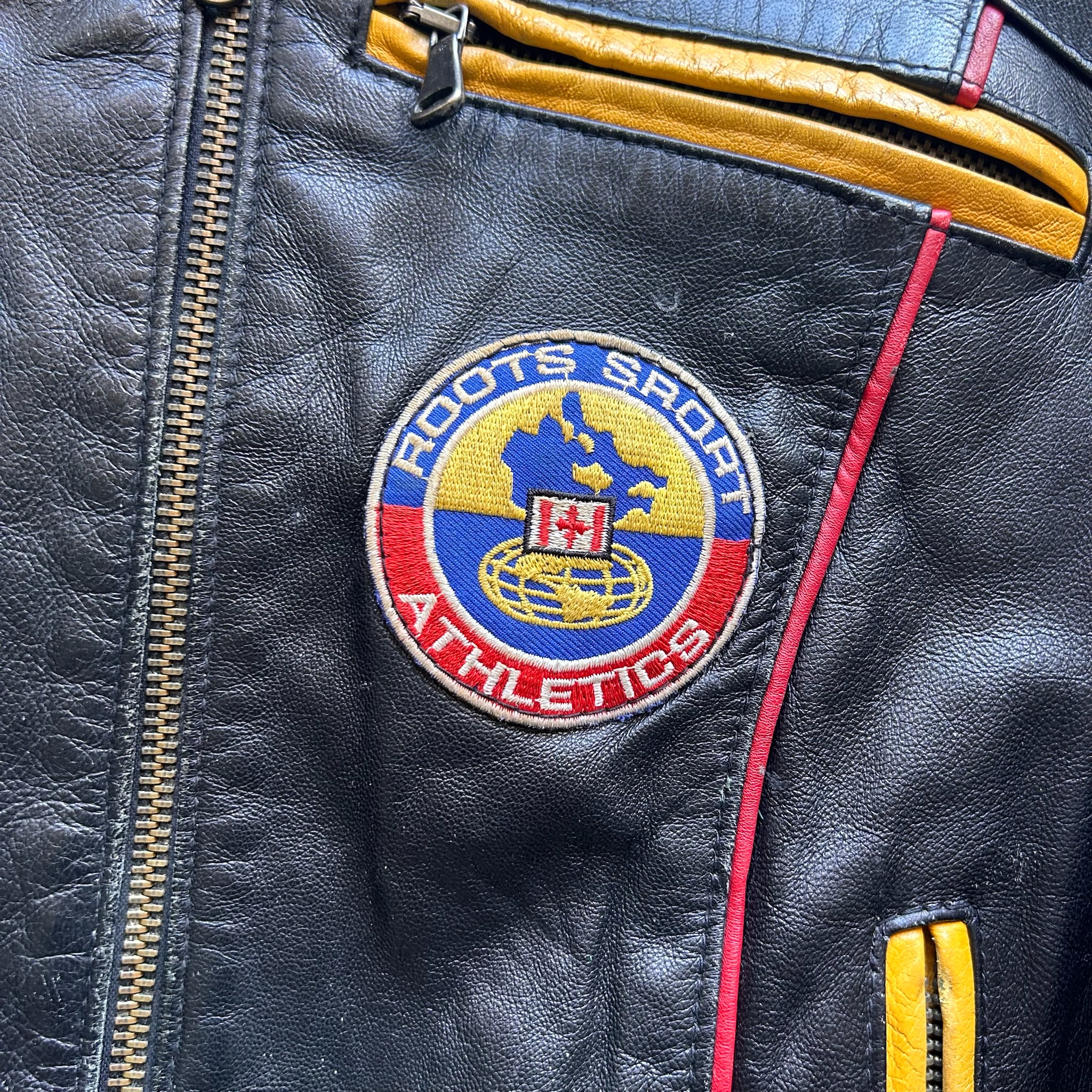 Biker Leather Jacket (M)