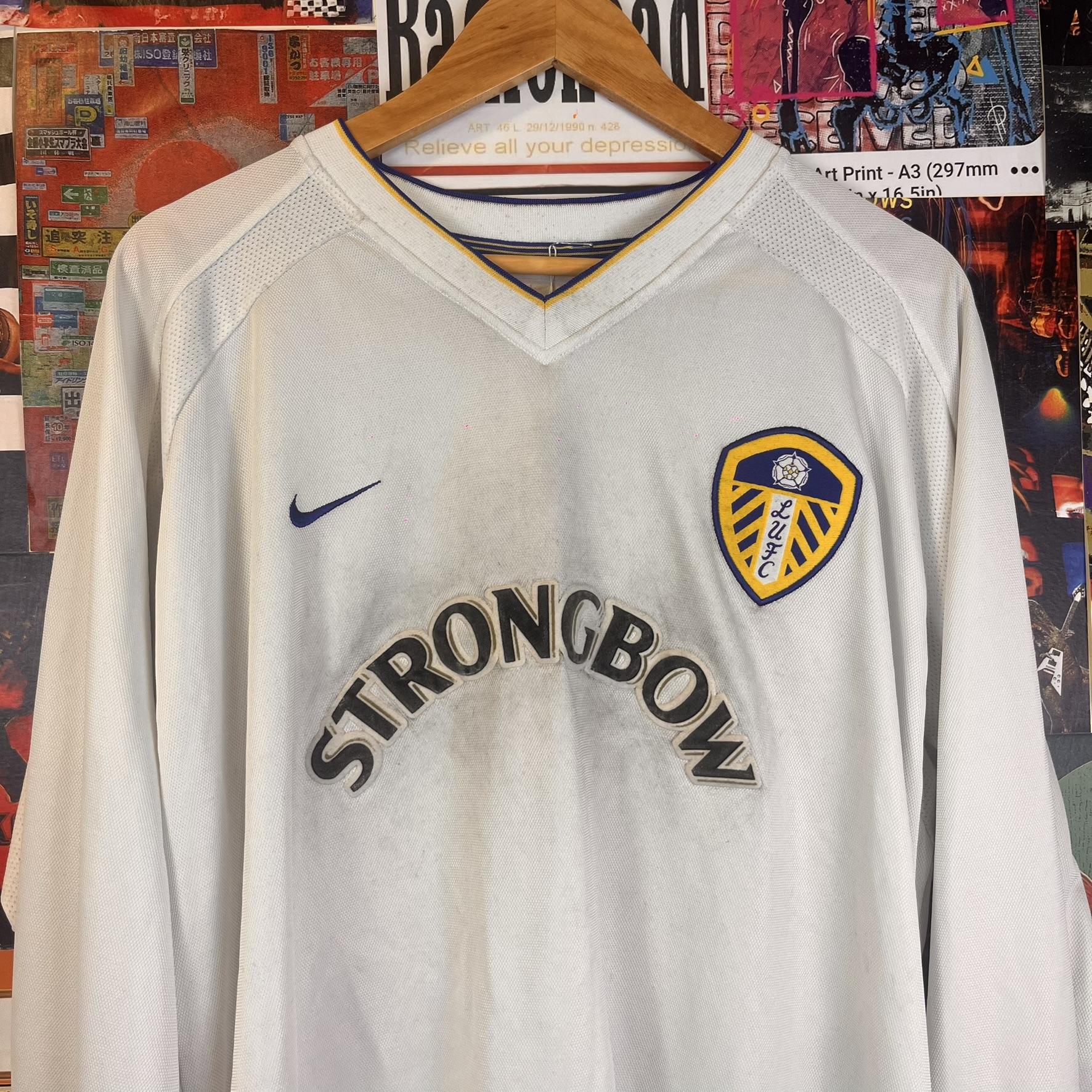 Vintage Leeds United '00s Long-sleeve (XL)