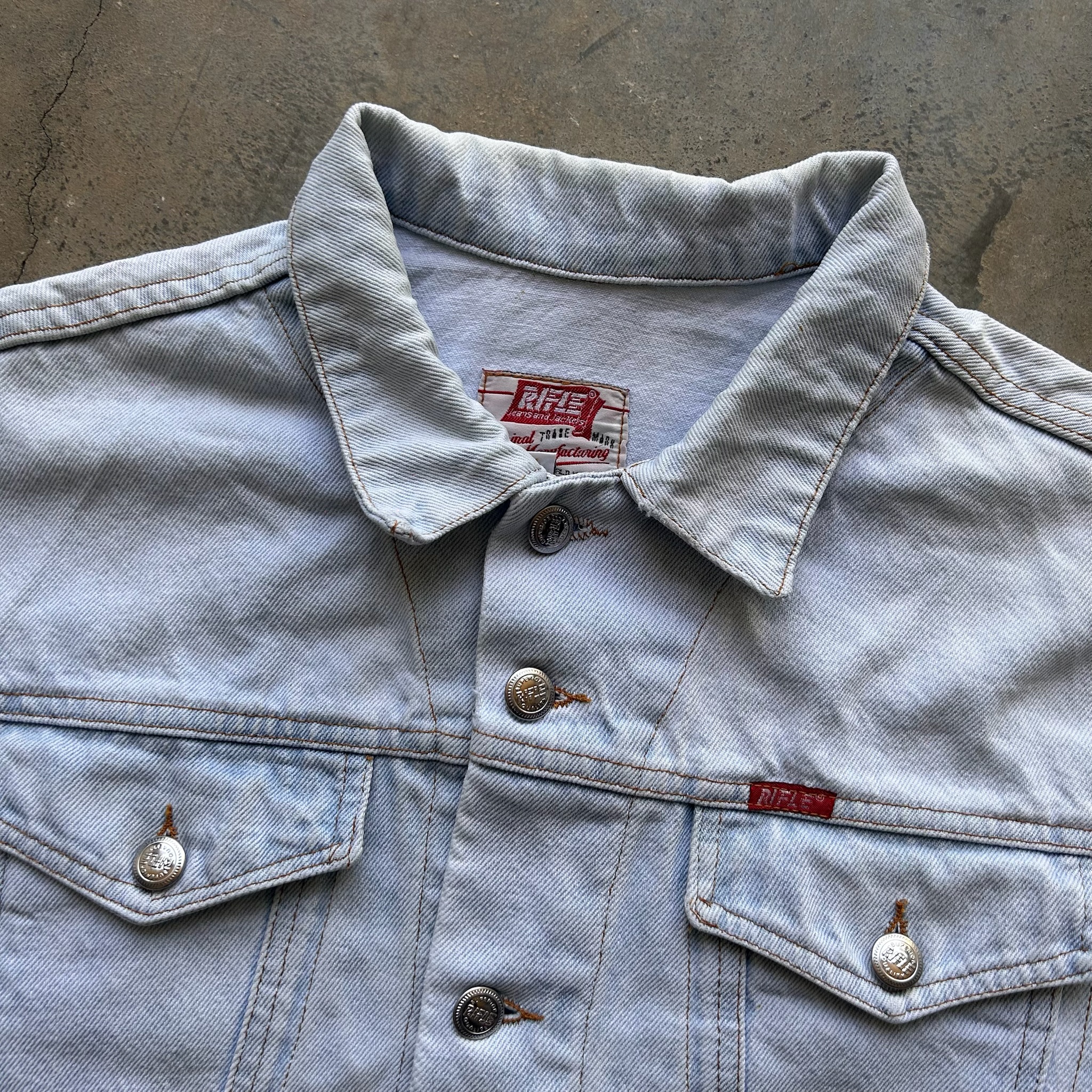 Rifle Denim Jacket made in Italy (M)