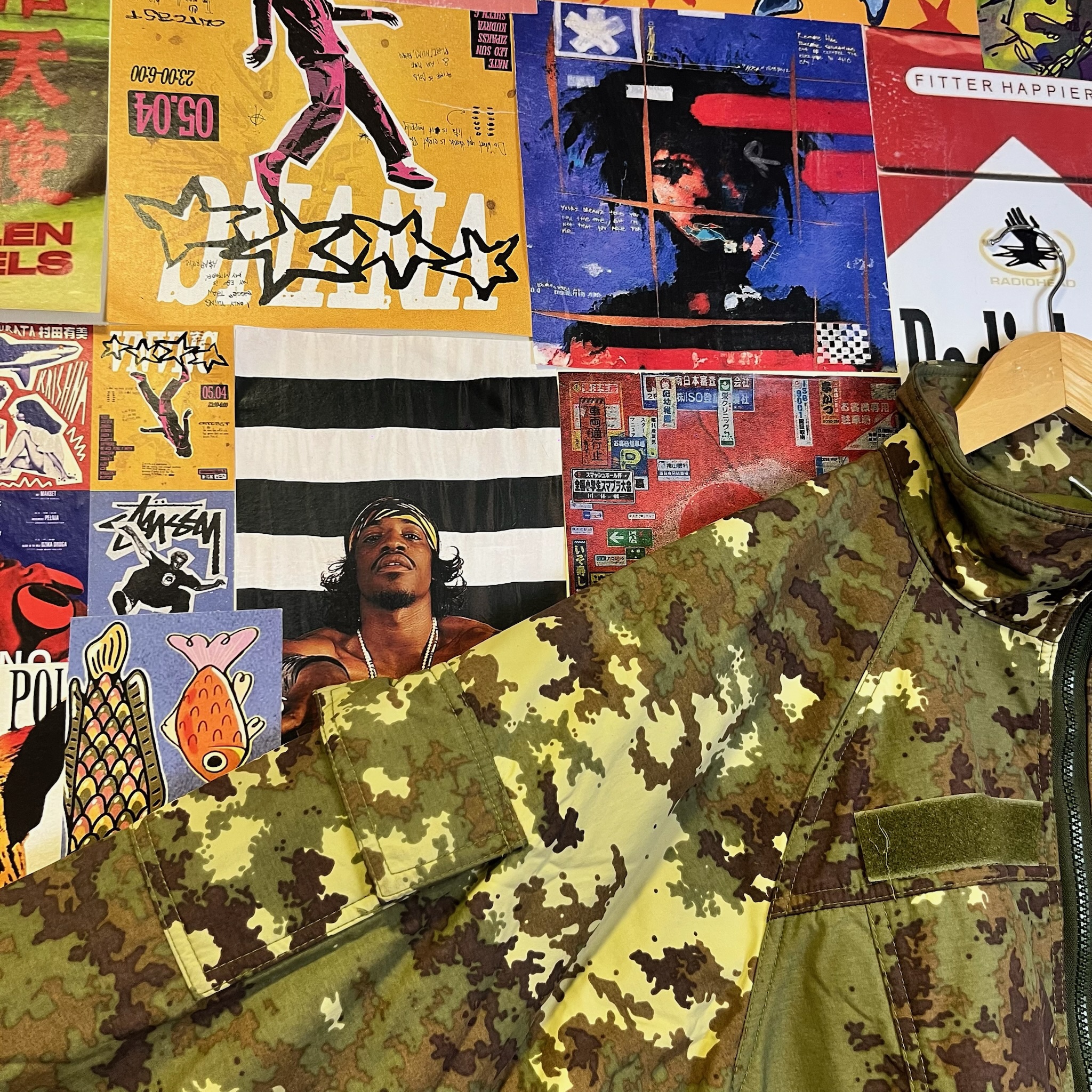 Vintage Italian Army Jacket (M)