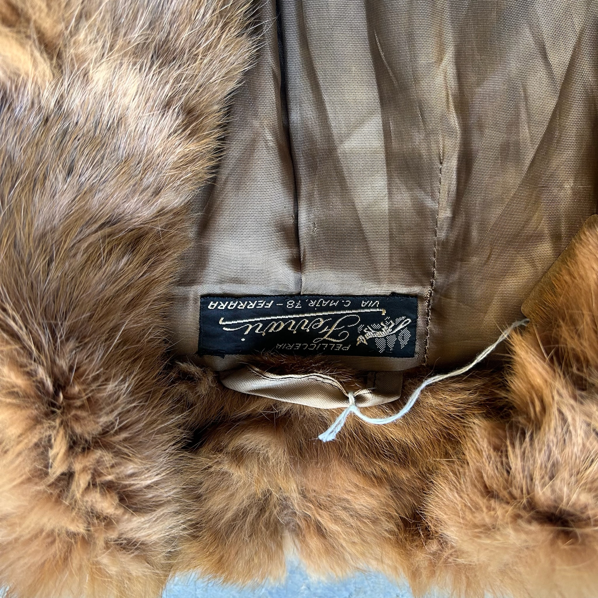 Vintage Fur Coat made in Italy (One size)