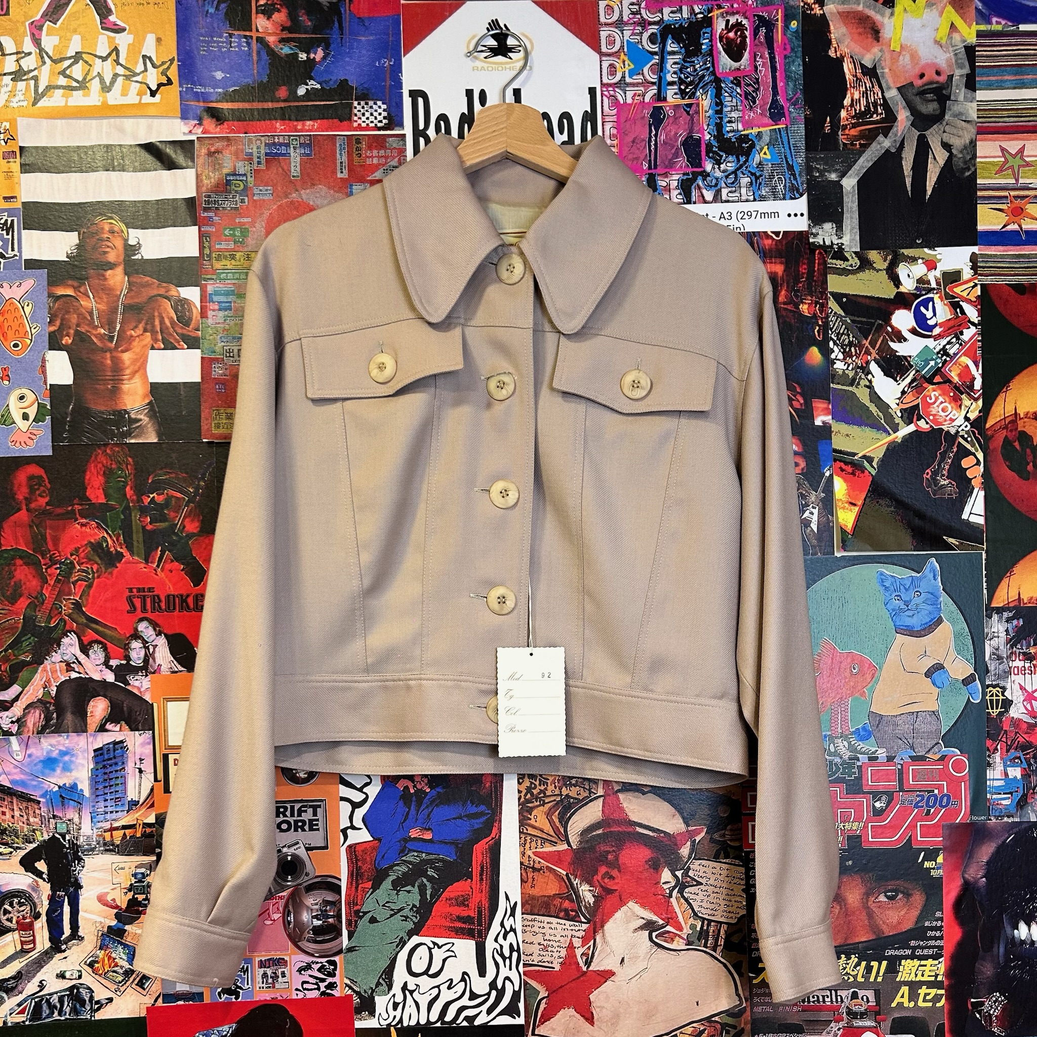 Vintage Cropped Jacket made in Italy (IT42)