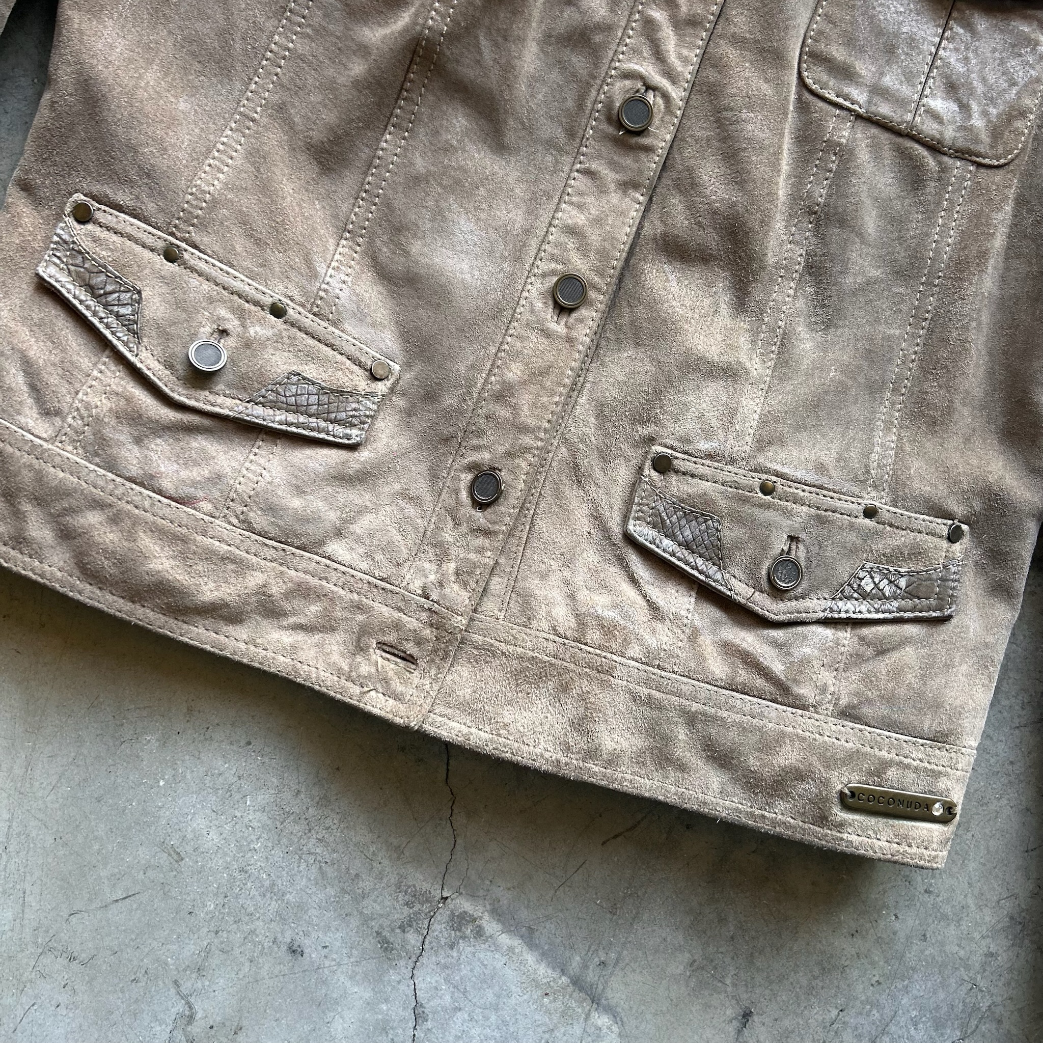 Vintage Leather Jacket made in Italy (S)