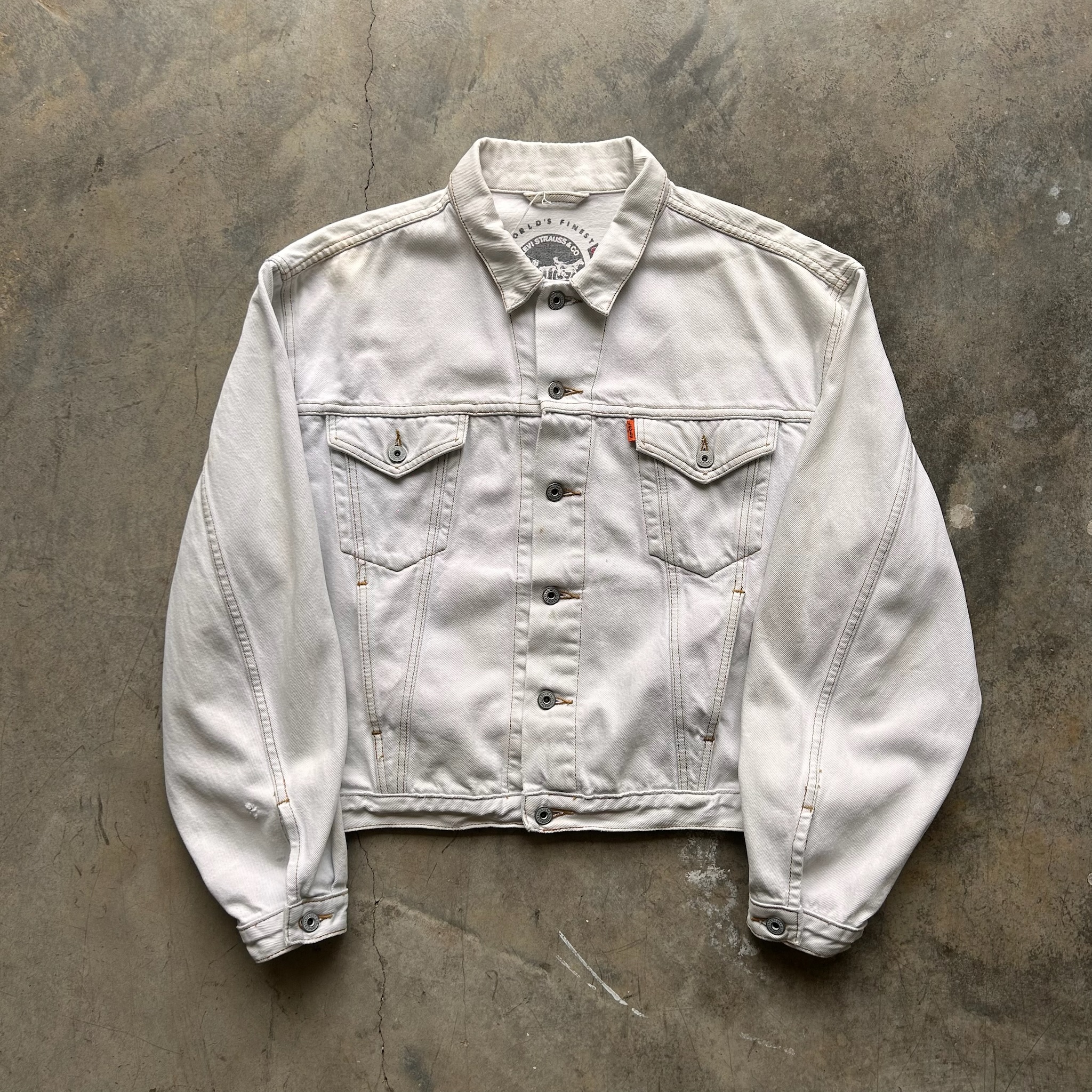 Levi's Orange Tab Boxy Denim Jacket (XL)