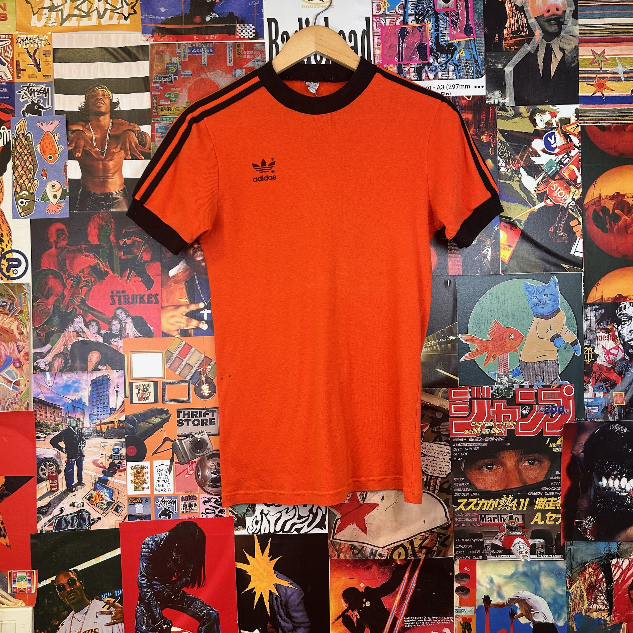 Vintage Adidas 70's Tee made in Germany (L)