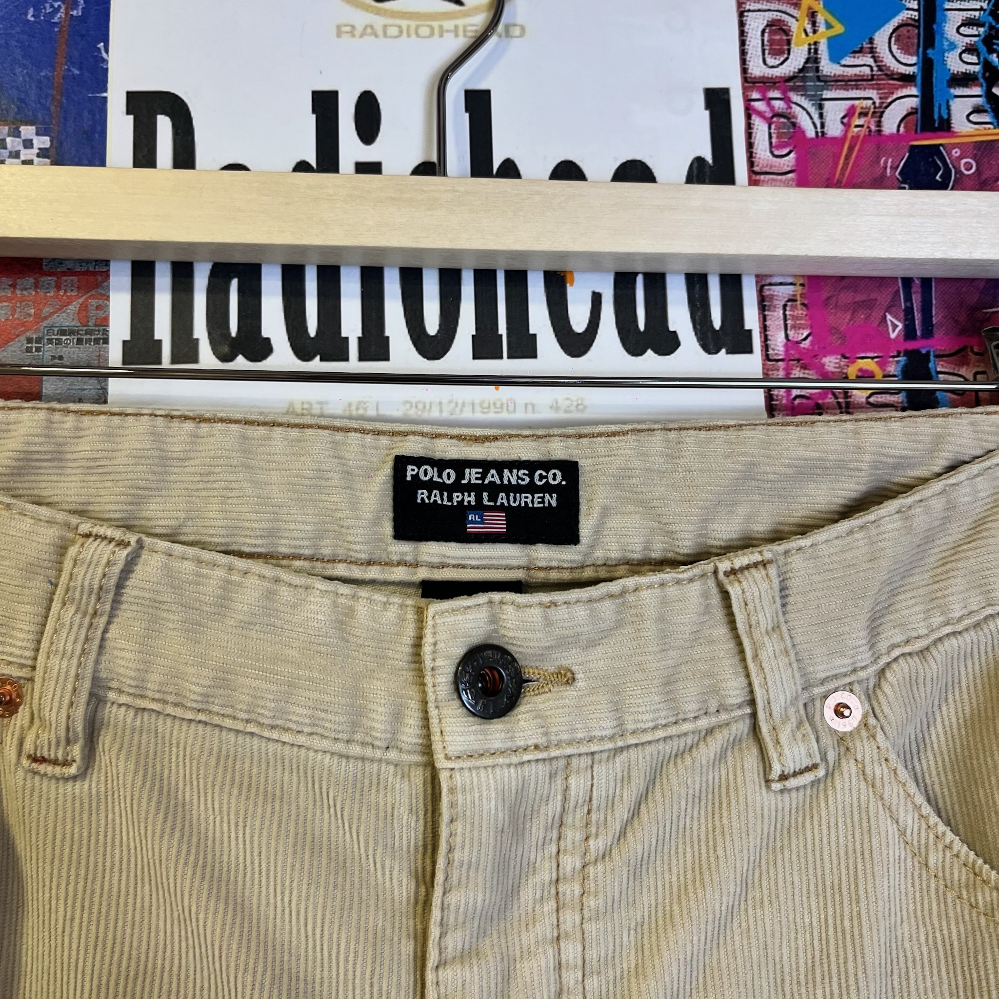 Vintage Ralph Lauren Corduroy Bootcut Pants (W32)