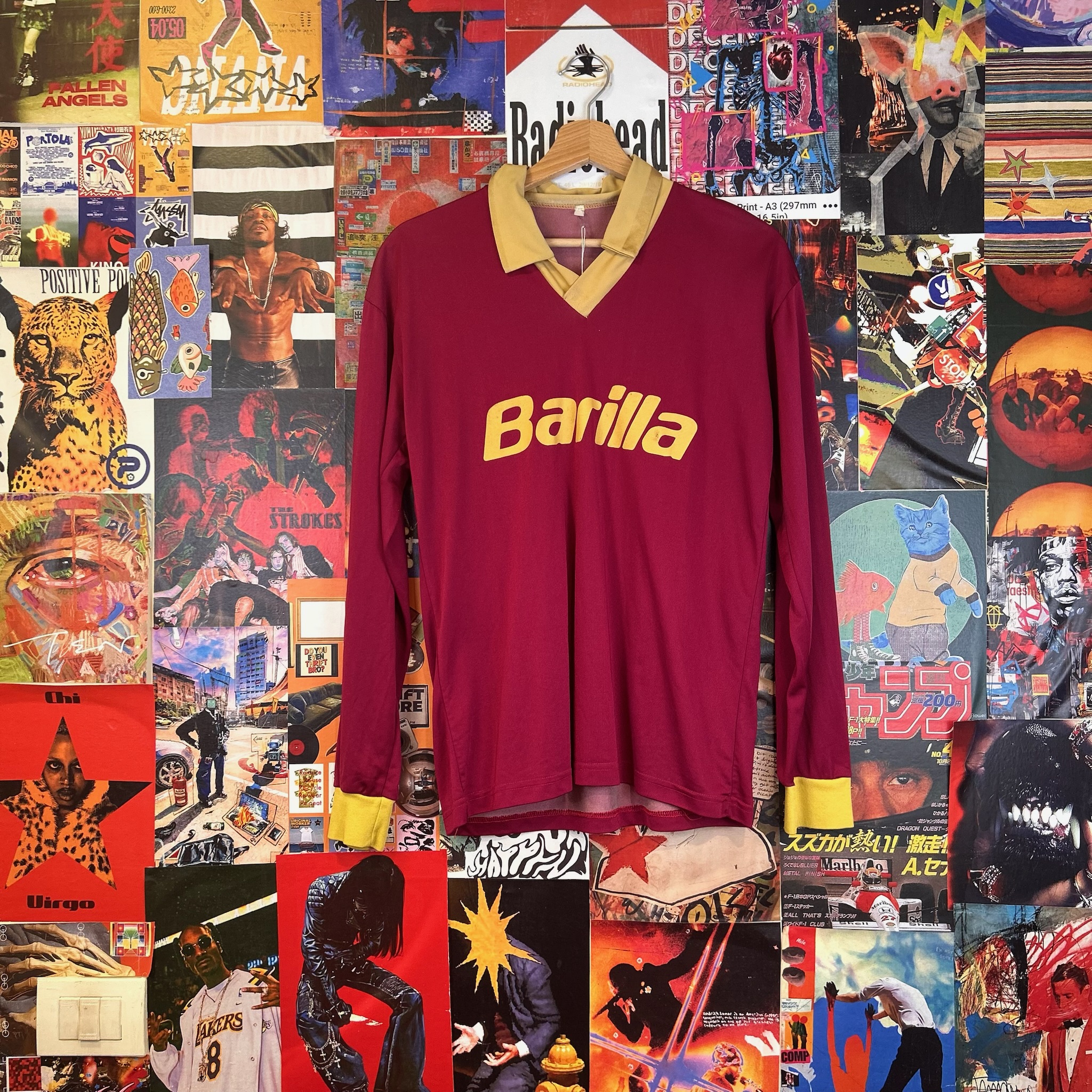 Vintage AS Roma Long-Sleeve (M)