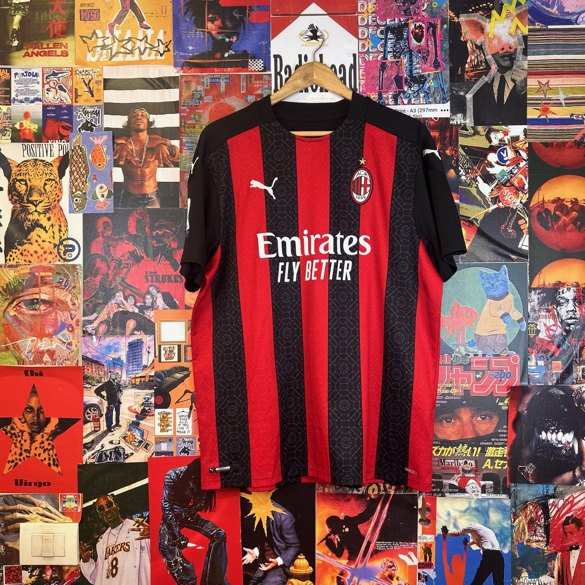 Vintage AC Milan Theo Hernandez 20/21 Tee (XL)