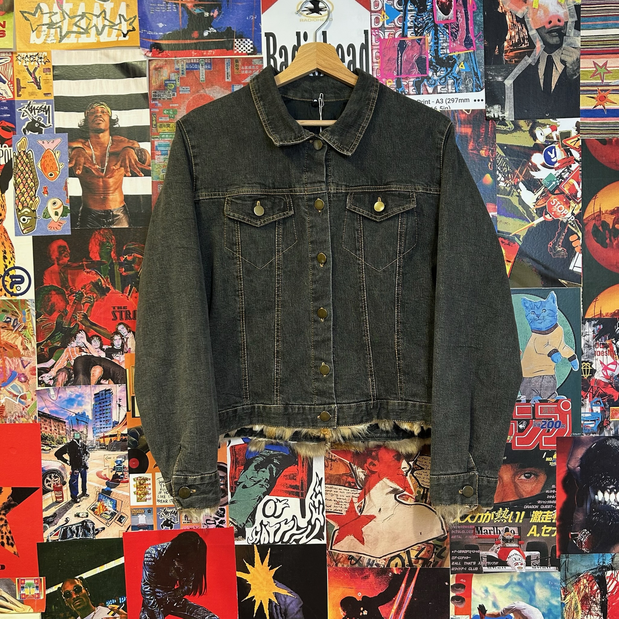 Denim Jacket made in Italy (M)