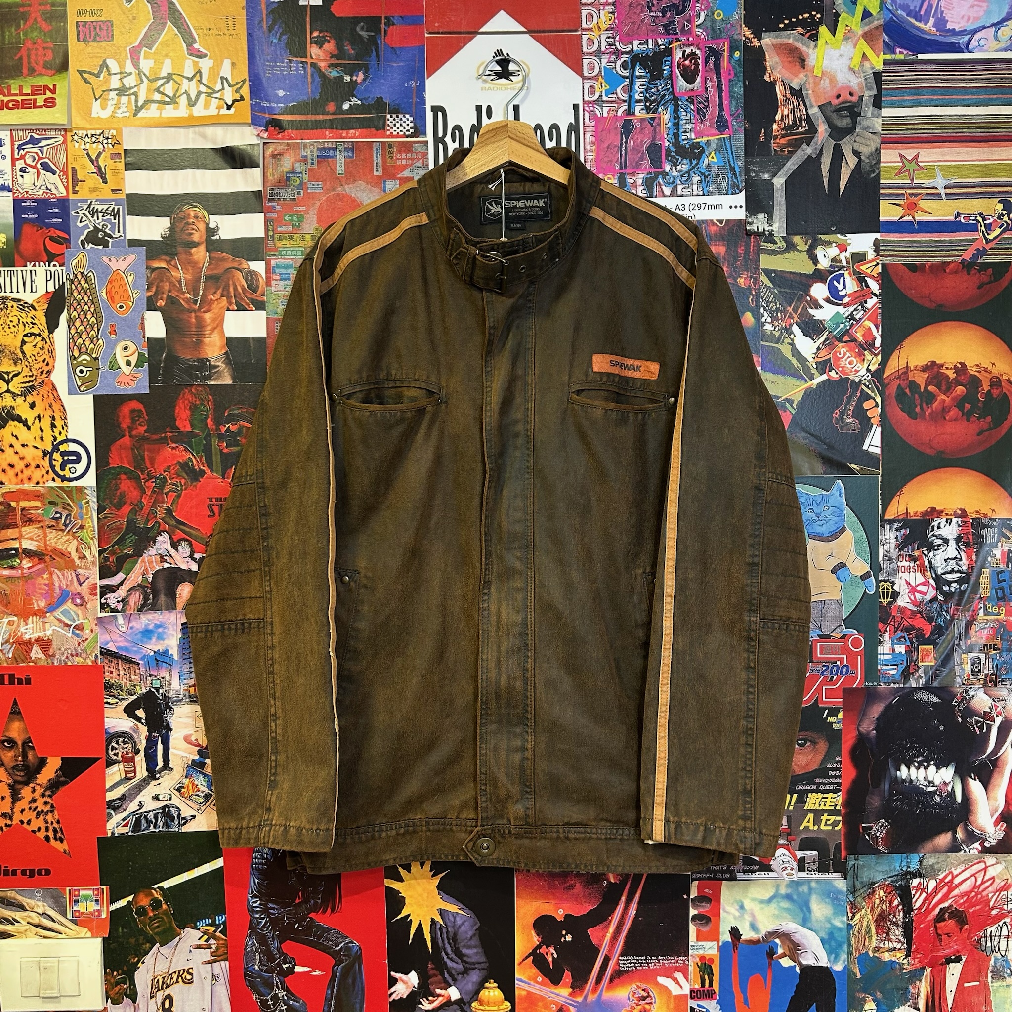 Vintage Leather Jacket (XL)