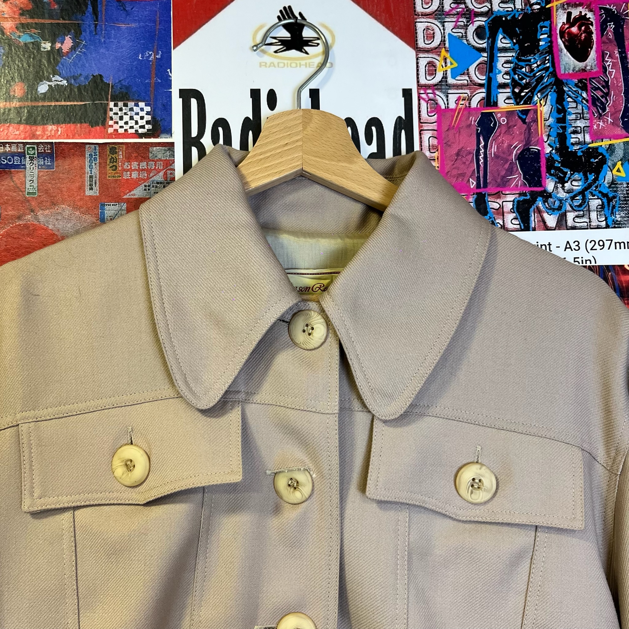 Vintage Cropped Jacket made in Italy (IT42)